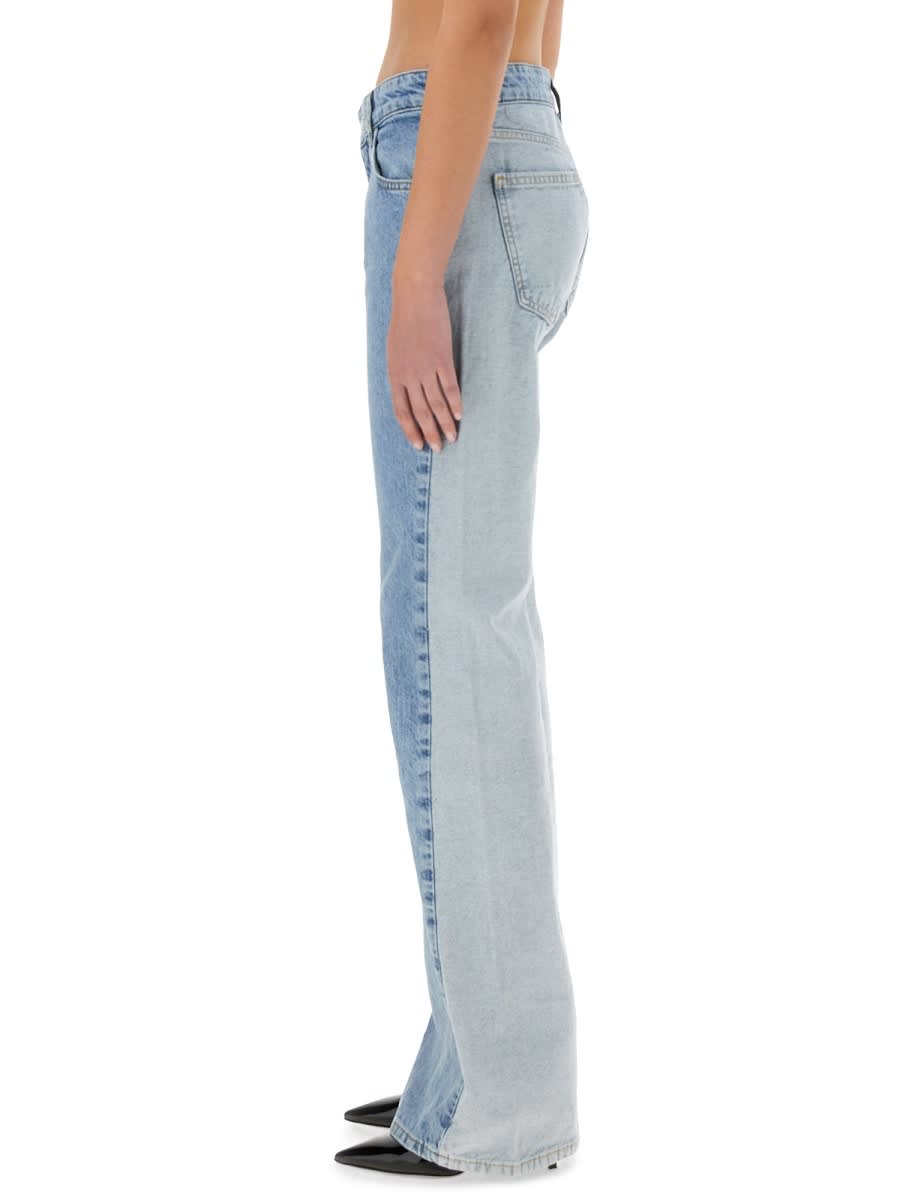 Shop M05ch1n0 Jeans Two-tone Denim Jeans