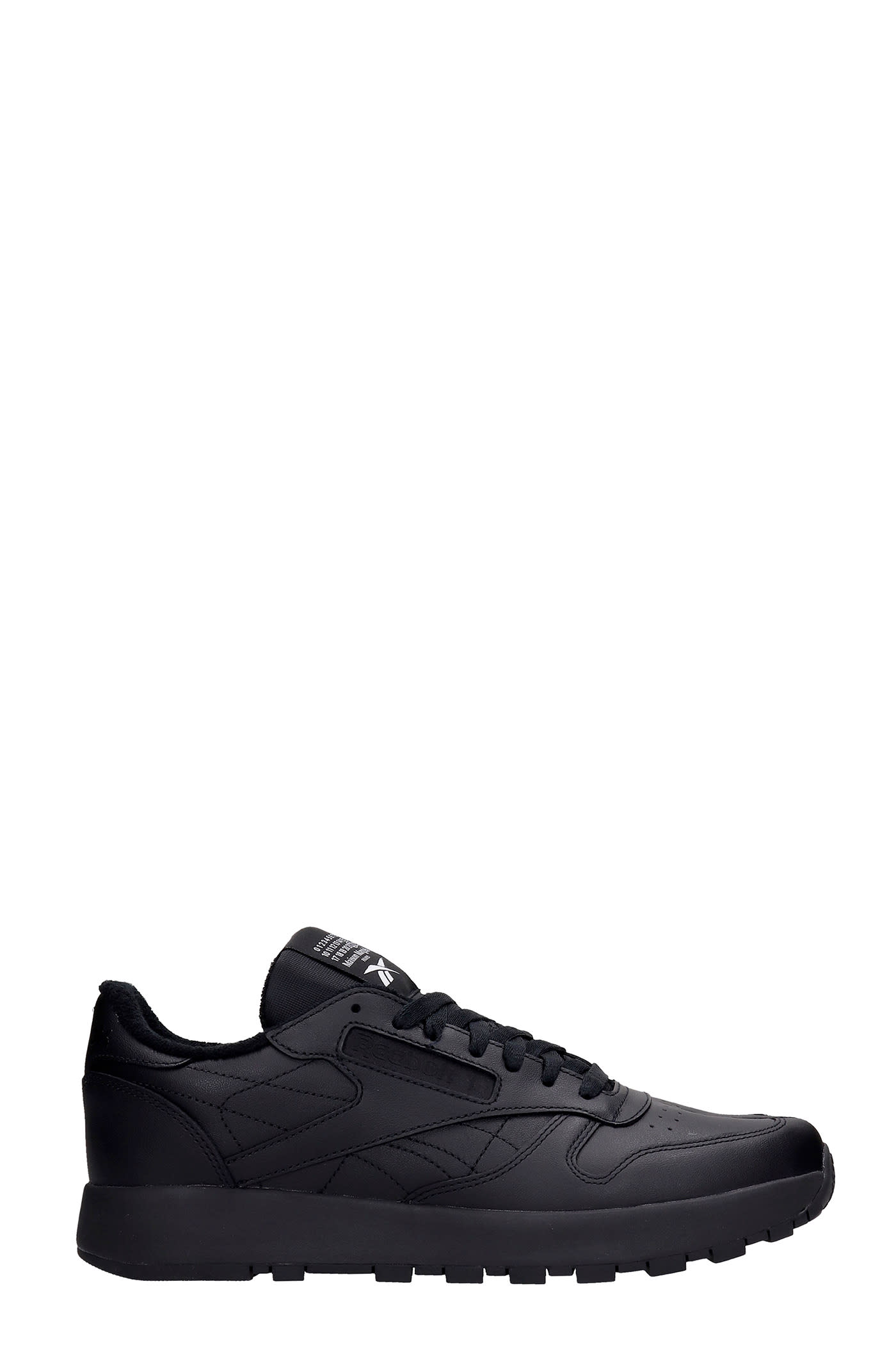 Maison Margiela Project 0 Cl Sneakers In Black Leather