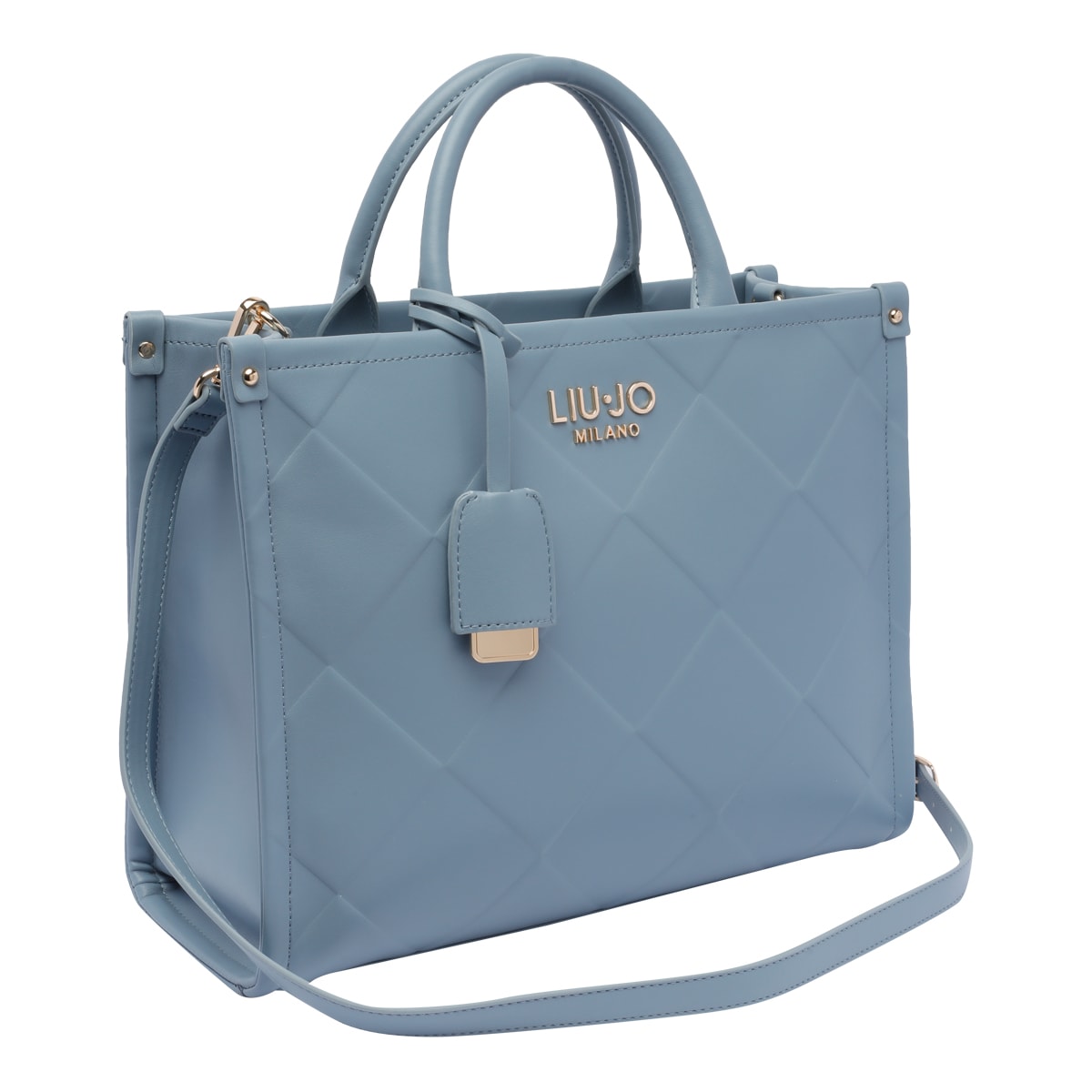 Liu •jo Logo-lettering Tote Bag In Blue
