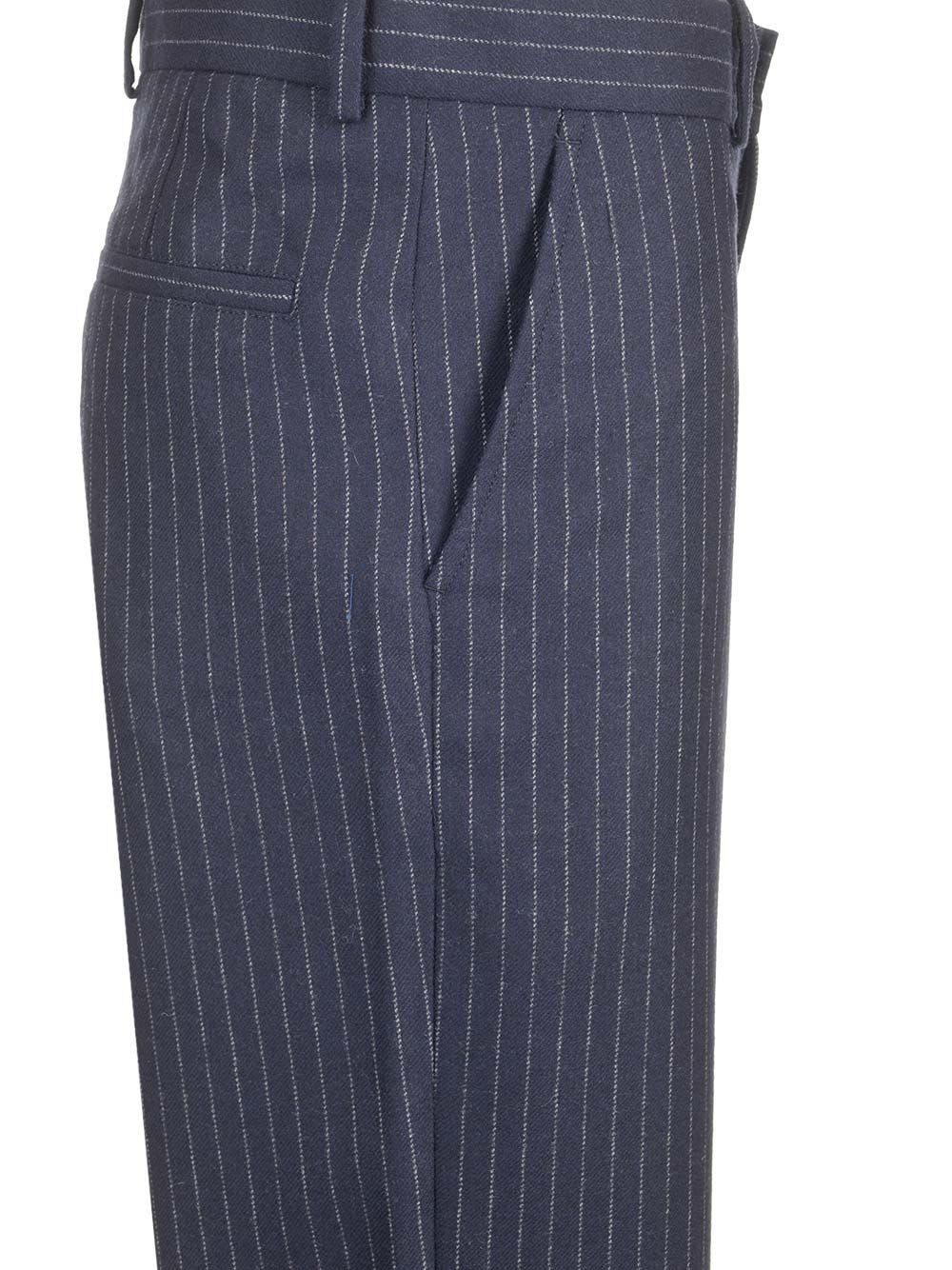 Apc Tailored Design Classic Trousers In Blue