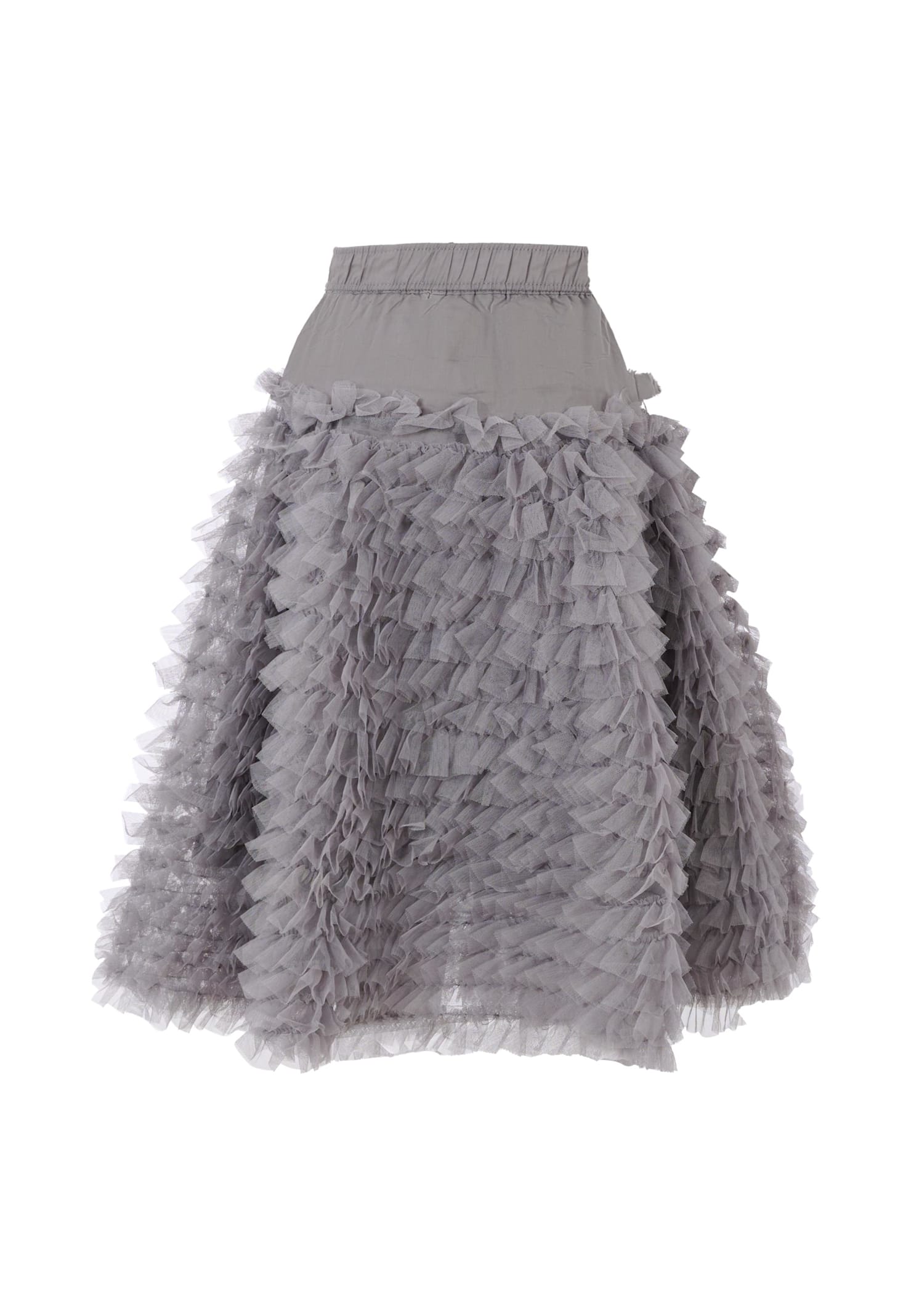 Molo Grey Skirt For Girl In Gray