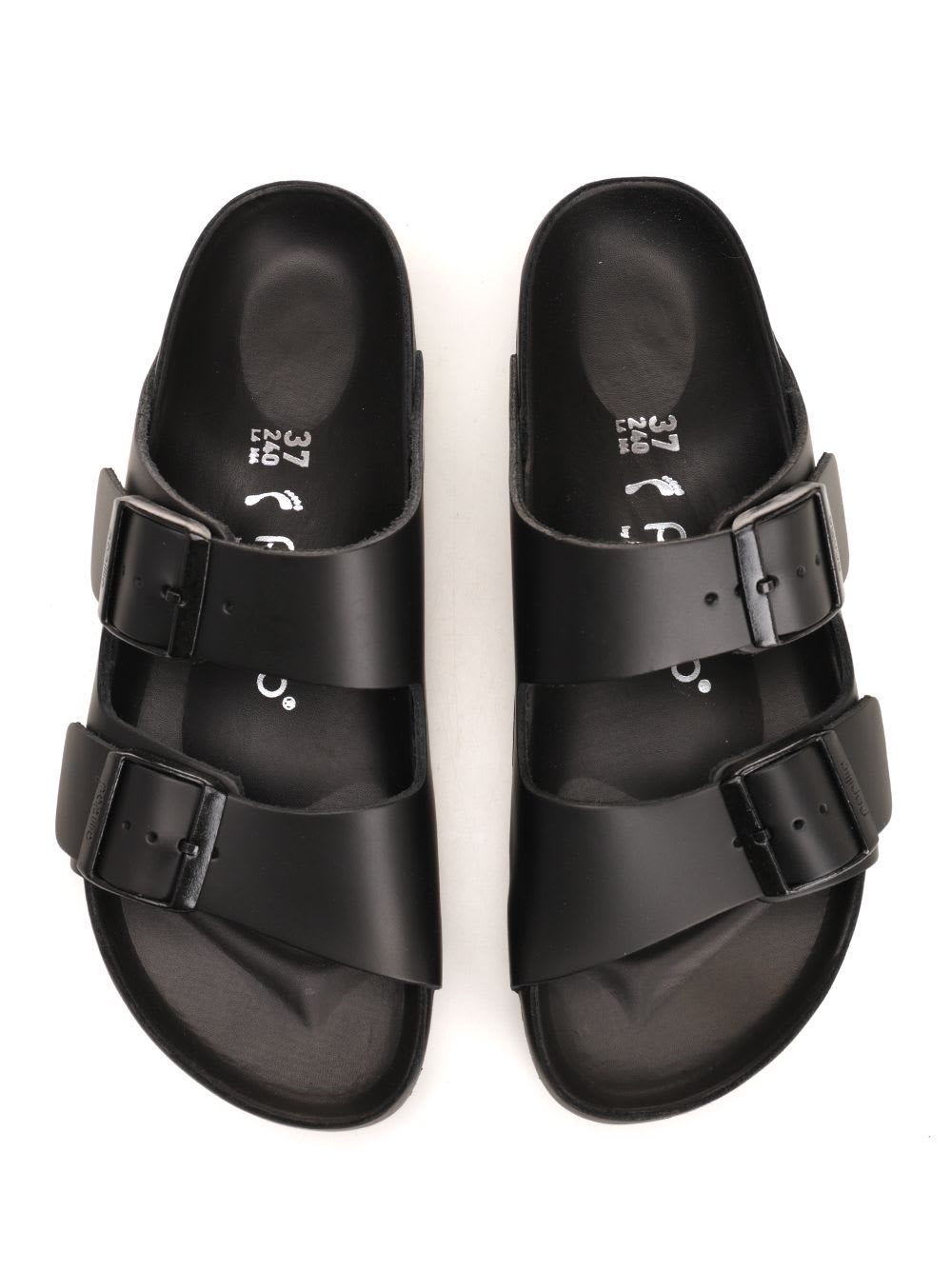 Birkenstock Arizona Platform Flex Exquisite Slide Sandals In Black