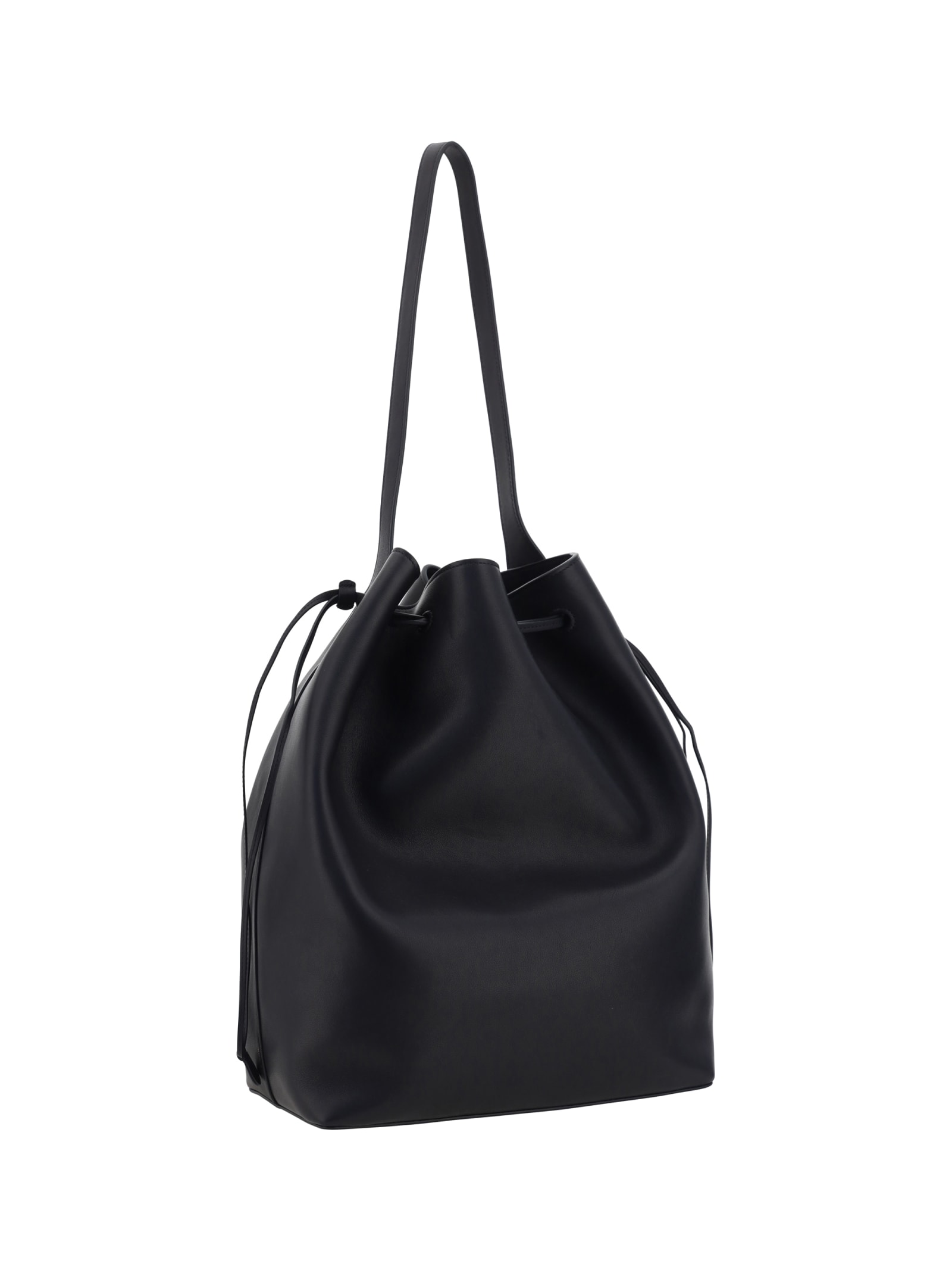 Shop The Row Belvedere Bucket Bag In Black Shg