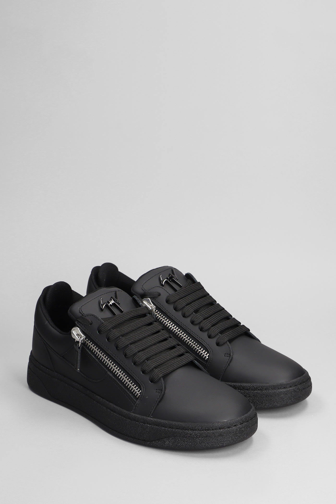 GIUSEPPE ZANOTTI GZ94 SNEAKERS IN BLACK LEATHER 