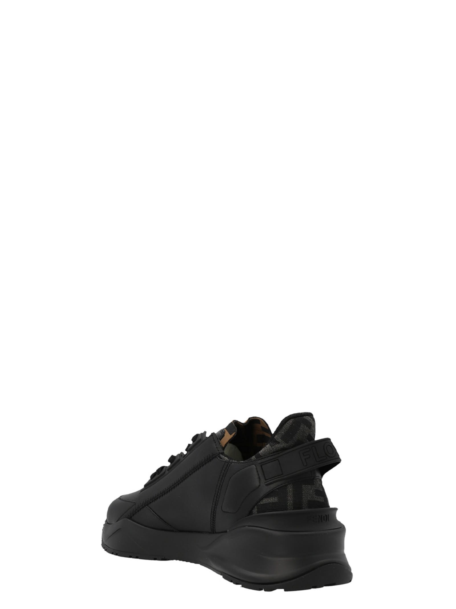 Shop Fendi Flow Sneakers In Black