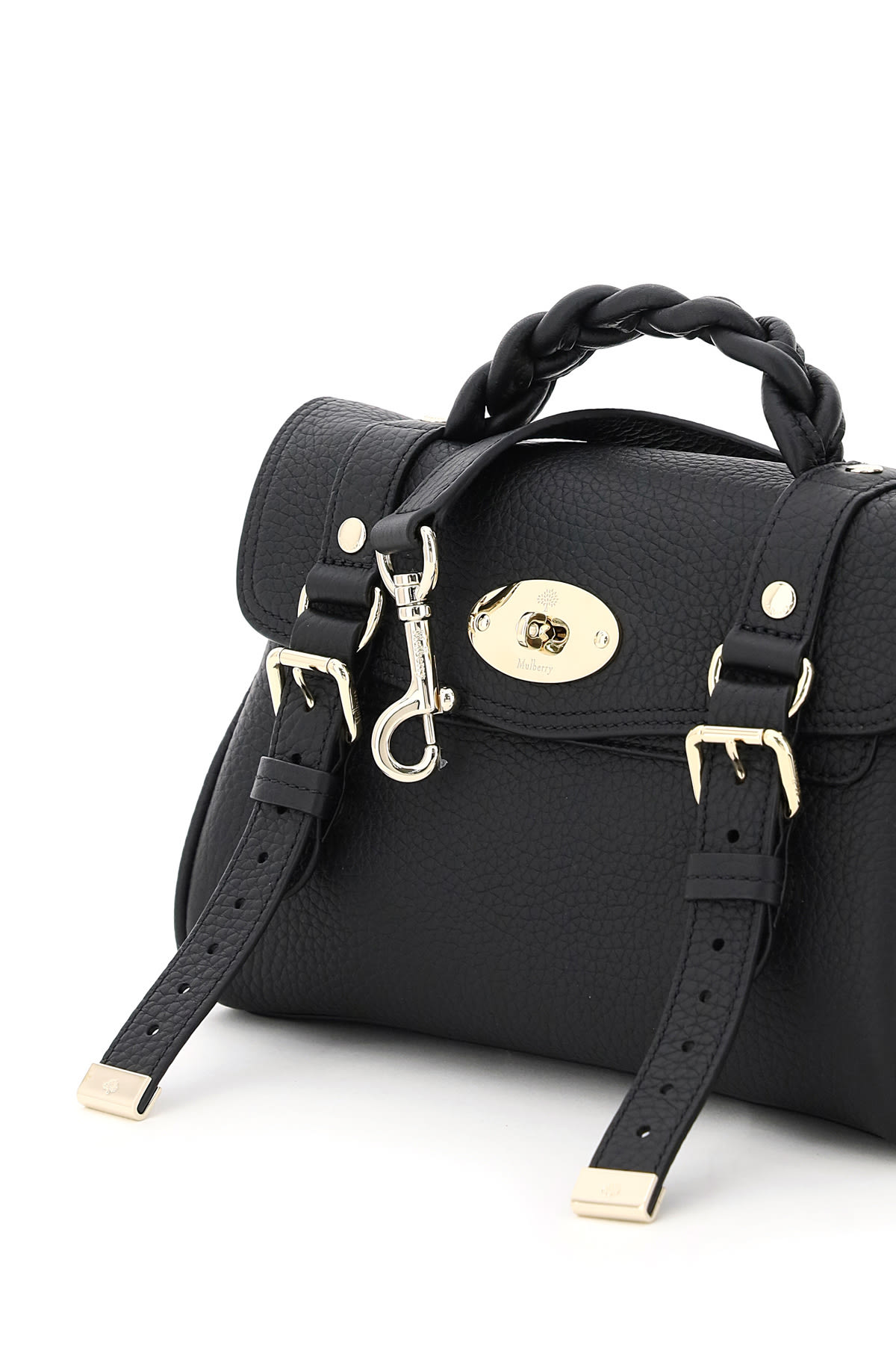 Shop Mulberry Alexa Mini Bag In Black