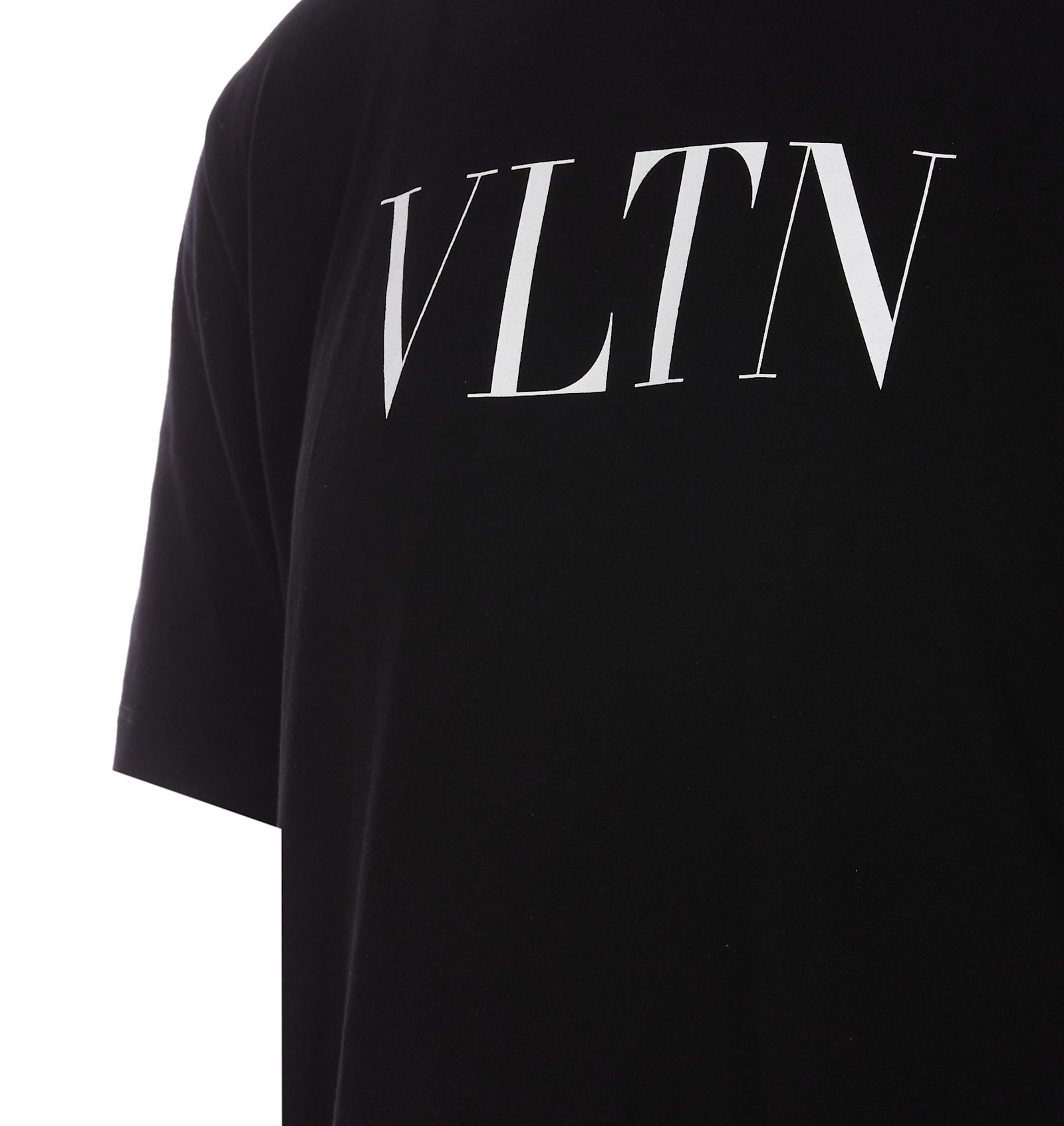 Shop Valentino Vltn T-shirt In Black