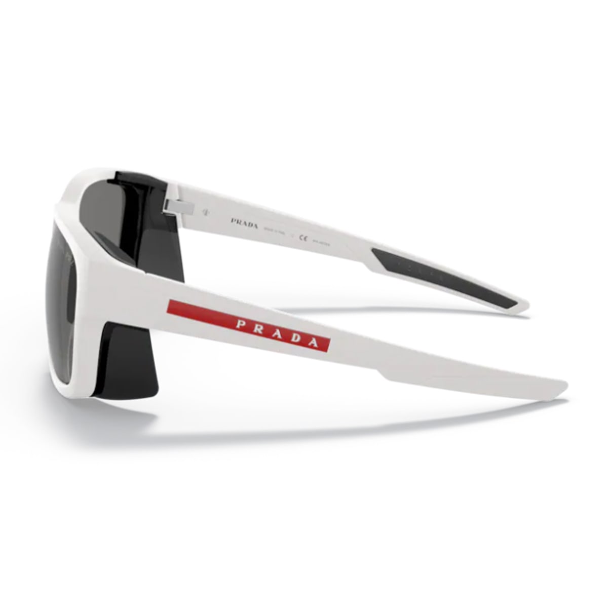 Shop Prada Ps07ws Polarized Sunglasses In Bianco