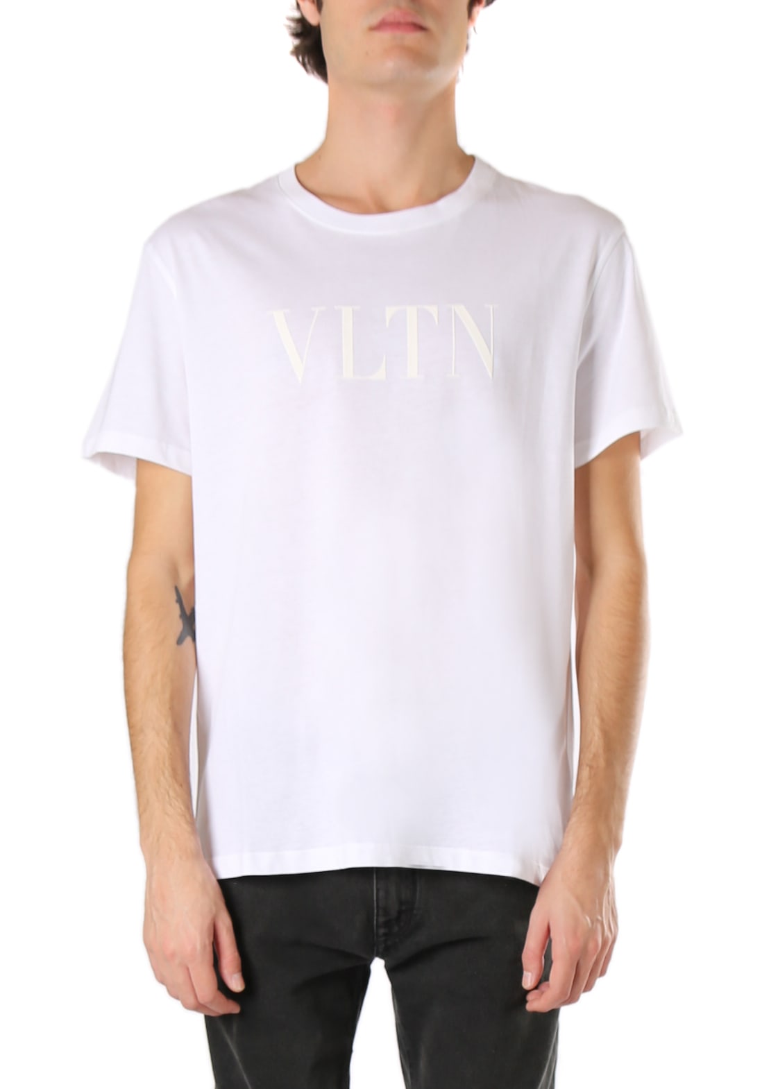 Valentino Vltn Cotton Jersey T-shirt
