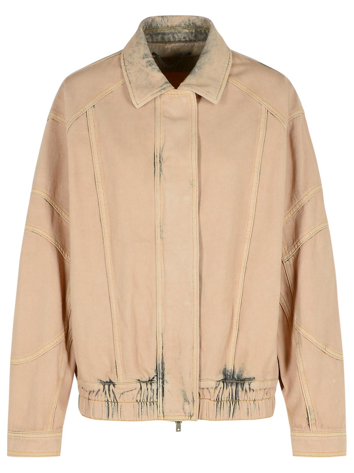 Golden Goose 'nancy' Cotton Bomber Jacket In Pink