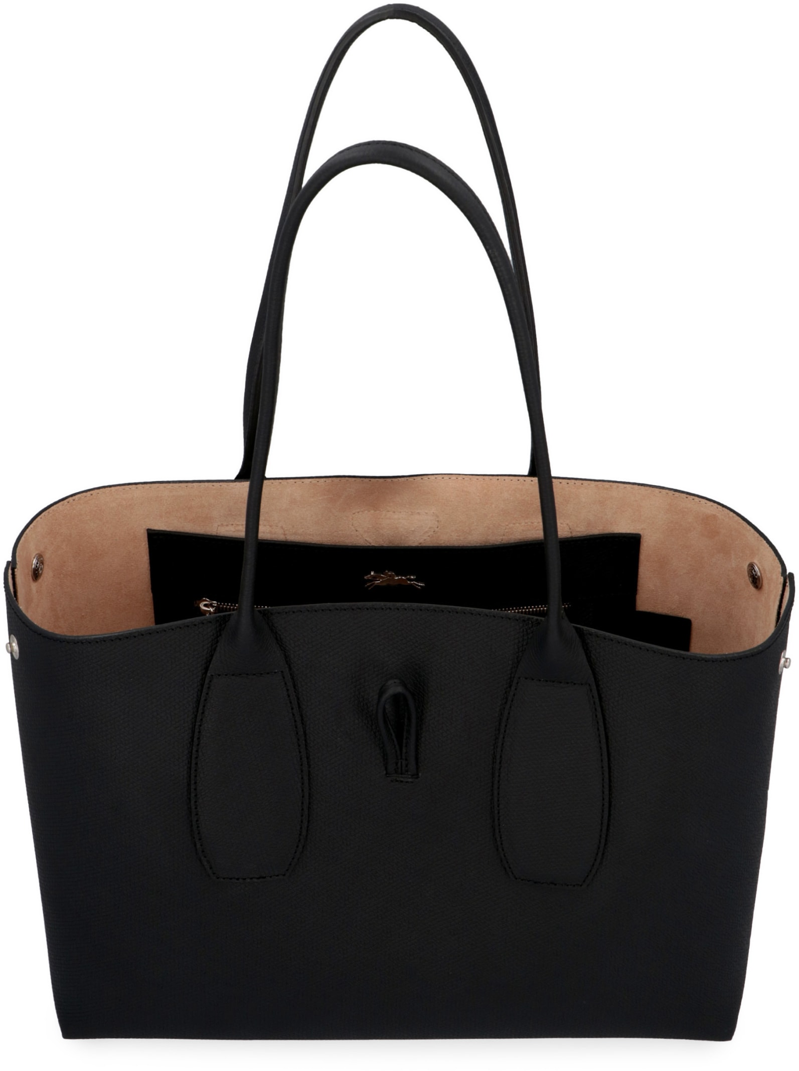 longchamp roseau leather tote