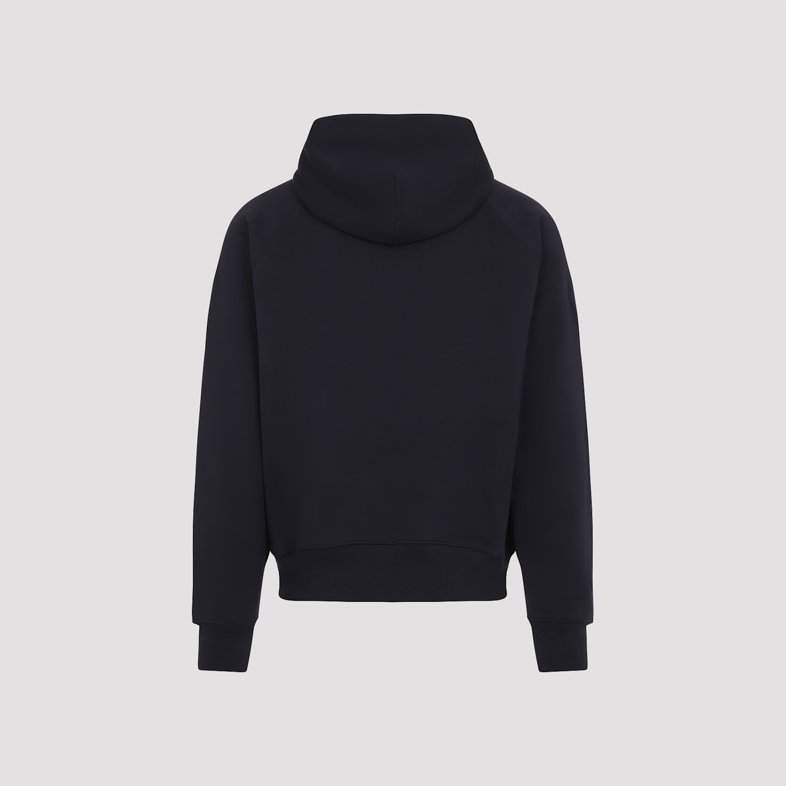Ami Alexandre Mattiussi Logo-print Hoodie In Blue