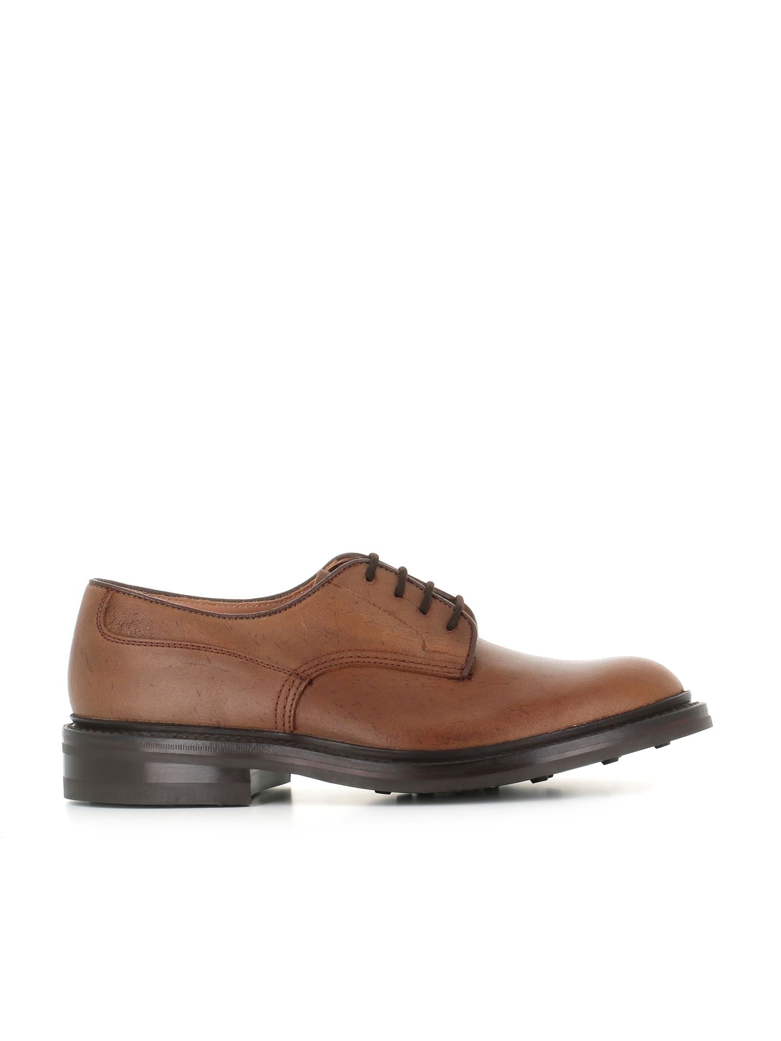 Shop Tricker's Derby Woodstock In Cognac