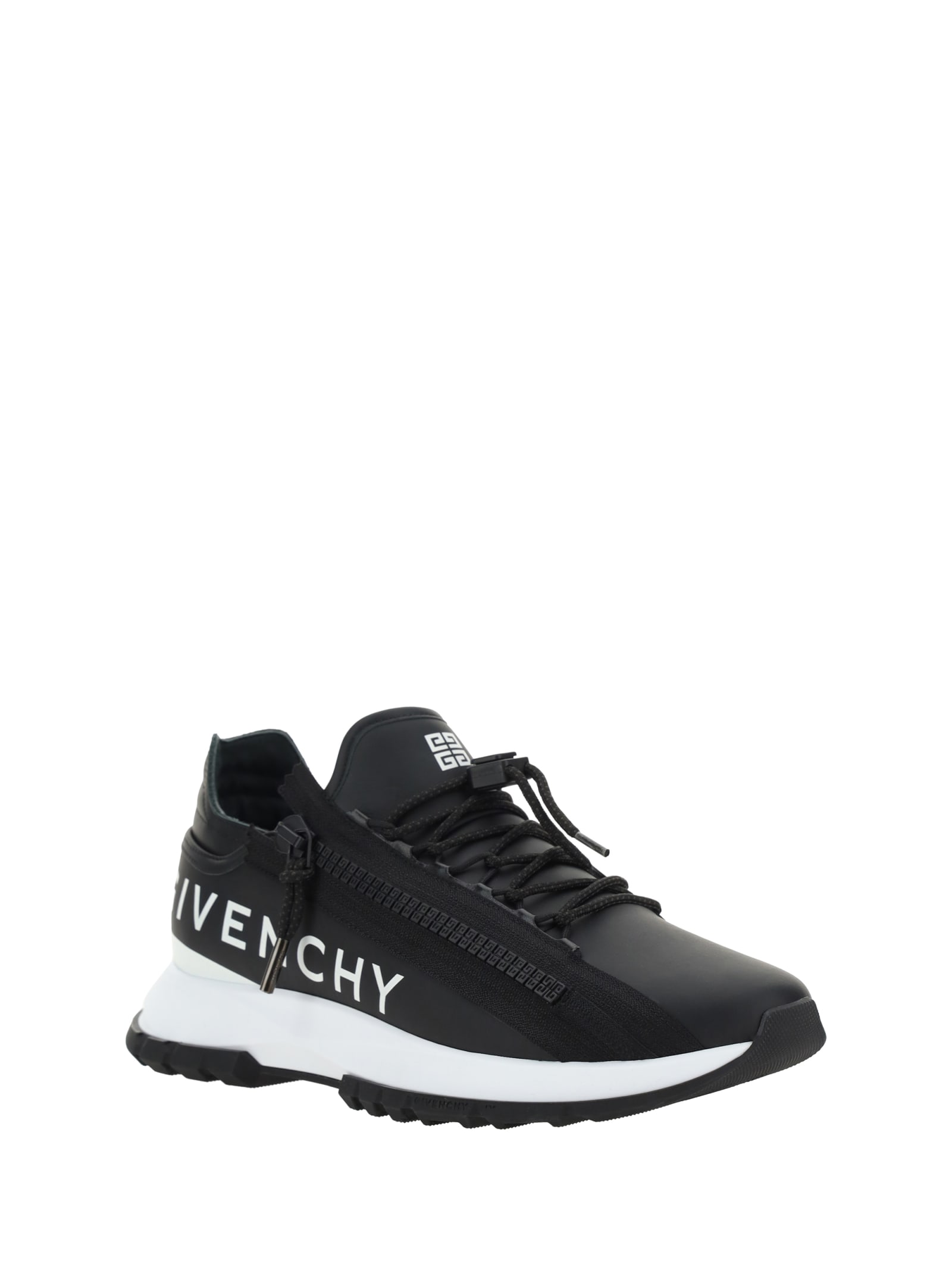 Shop Givenchy Spectre Runner Sneakers In Black/white
