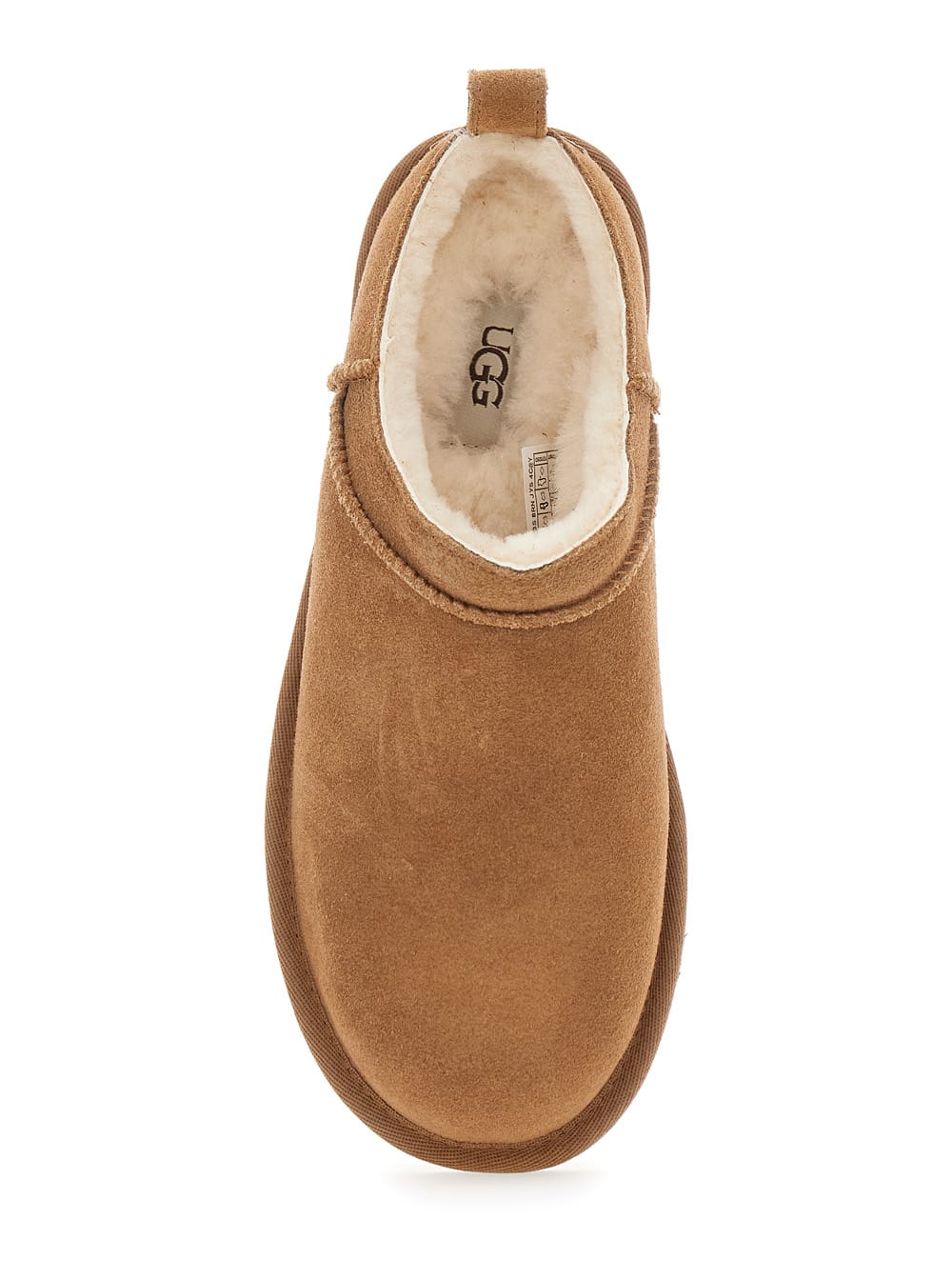 Ugg Biscuit Suede Classic Micro Slippers In Brown