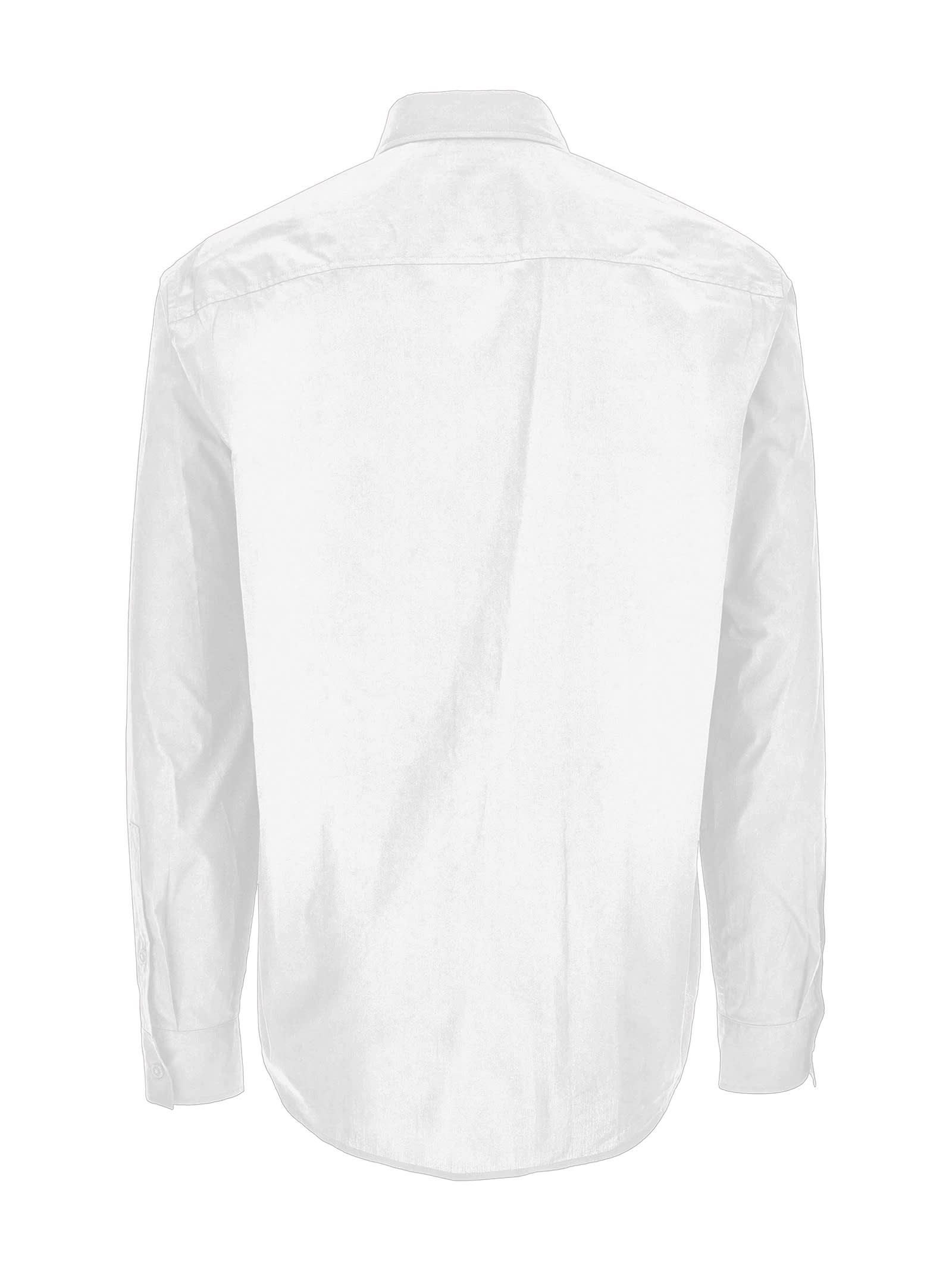 Shop Versace Jeans Couture White Casual Shirt