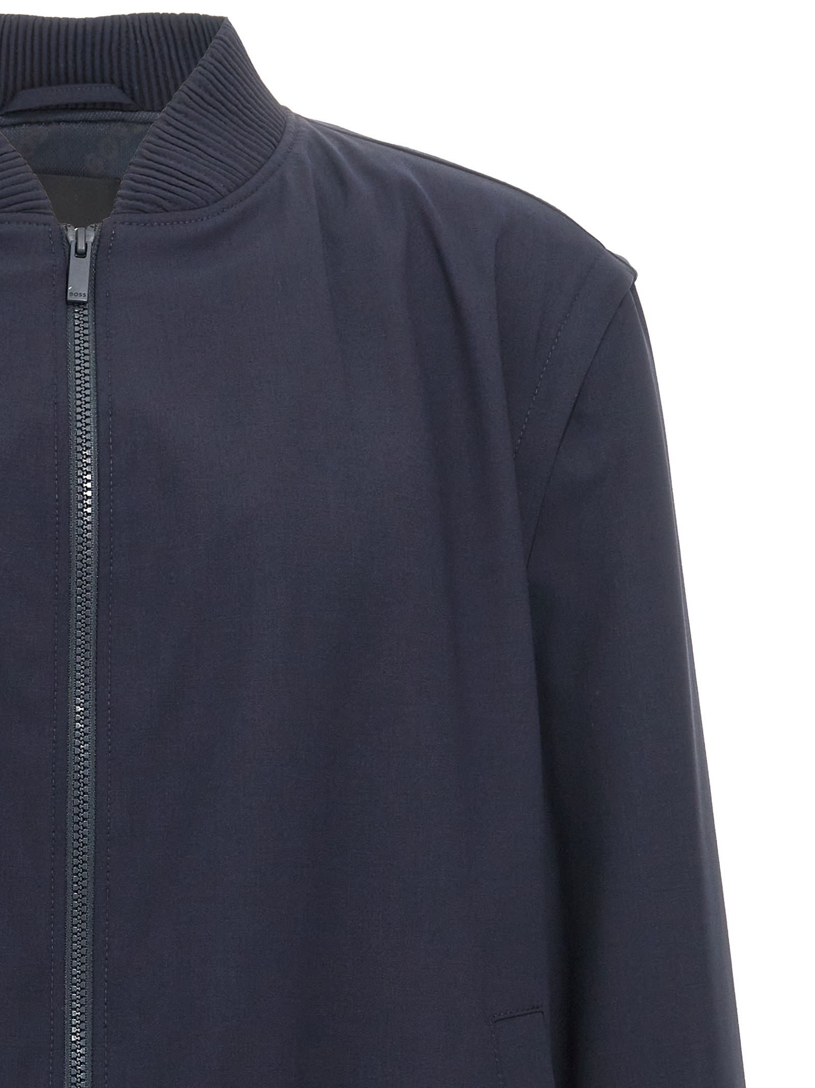 Shop Hugo Boss Hanry Pad Jacket In Blue