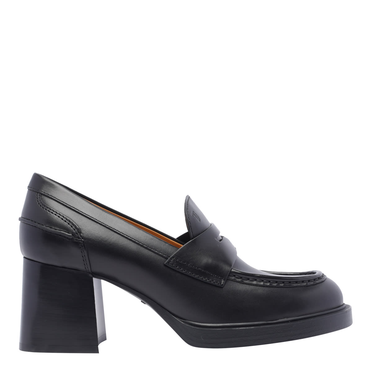 Shop Tod's Pump Loafers In Black