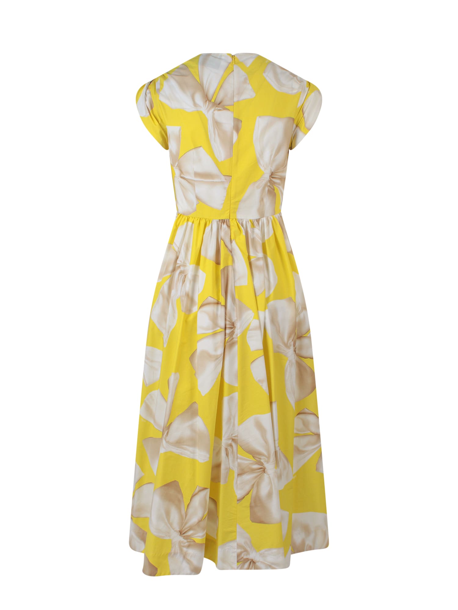 Shop Vivetta Dress In Yellow