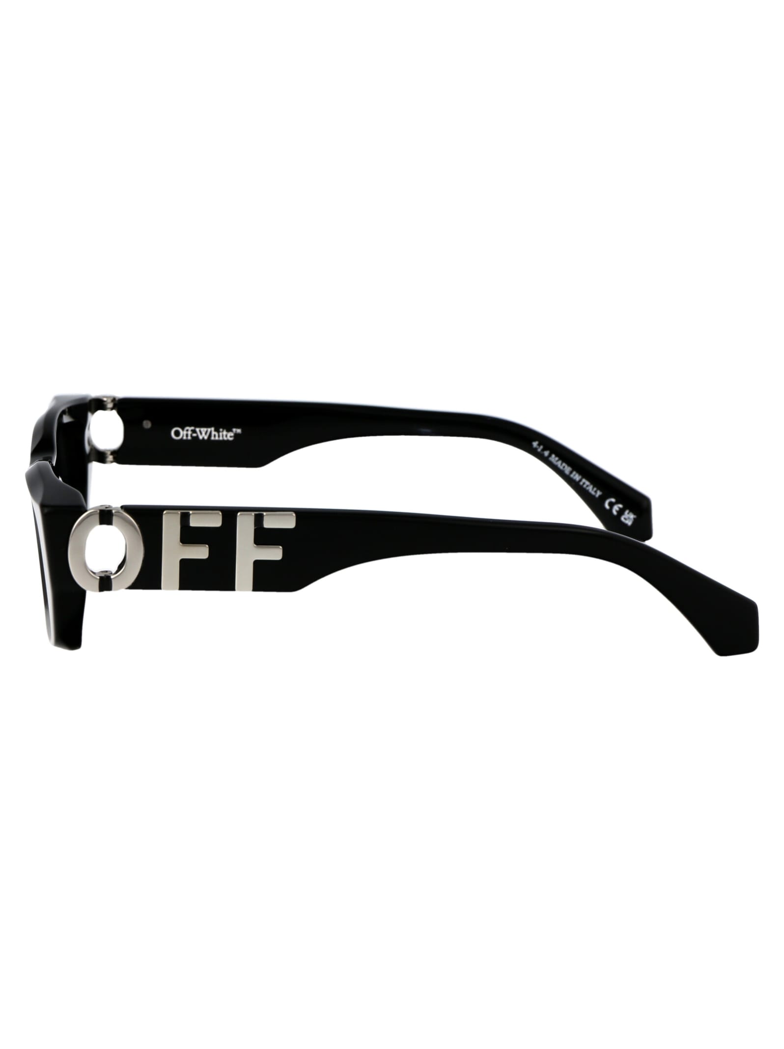 Shop Off-white Fillmore Sunglasses In 1007 Black Dark Grey