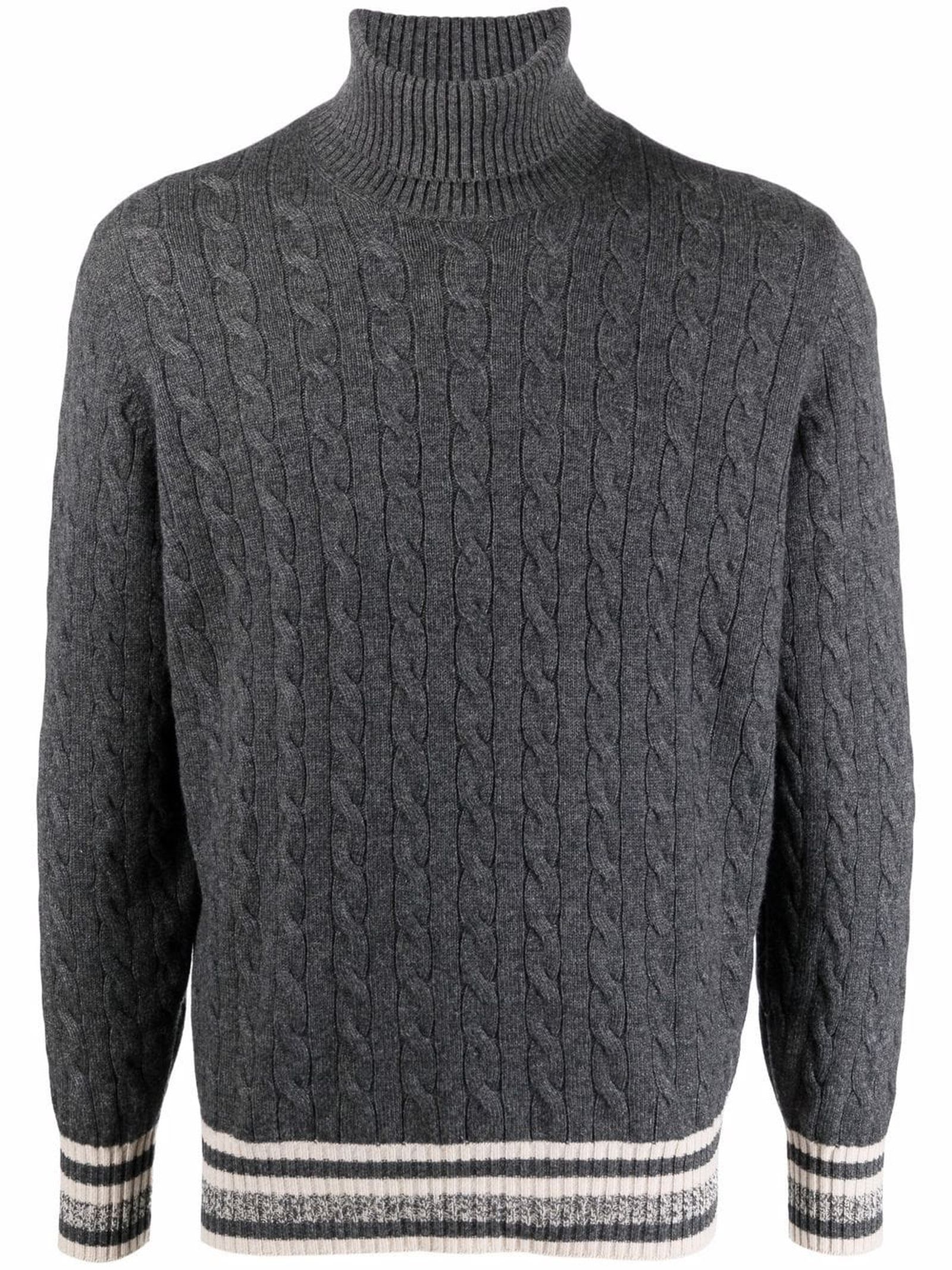 Brunello Cucinelli Grey Wool Sweater