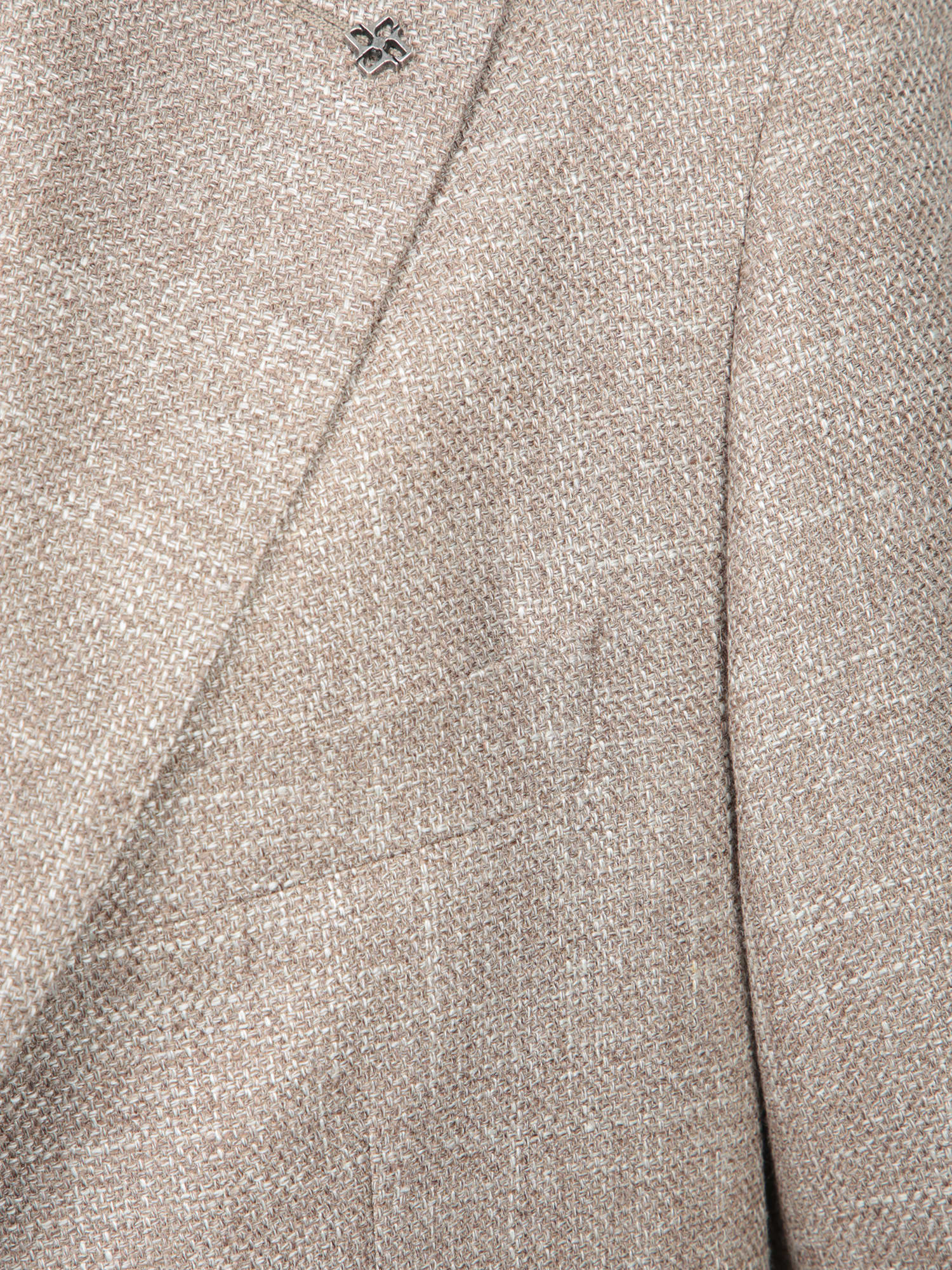 TAGLIATORE BEIGE WOVEN FABRIC JACKET