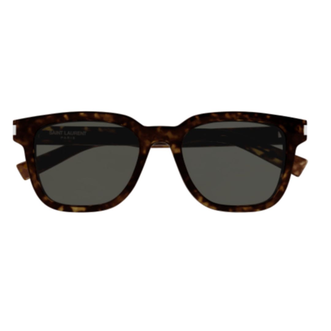 Saint Laurent Sl 711-002 Havana-crystal-grey In Black