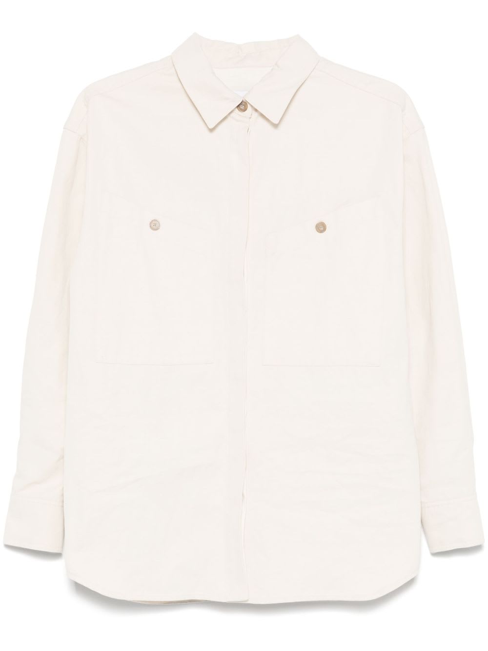 Iro Buttoned Pollo Colar Shirt In Nude