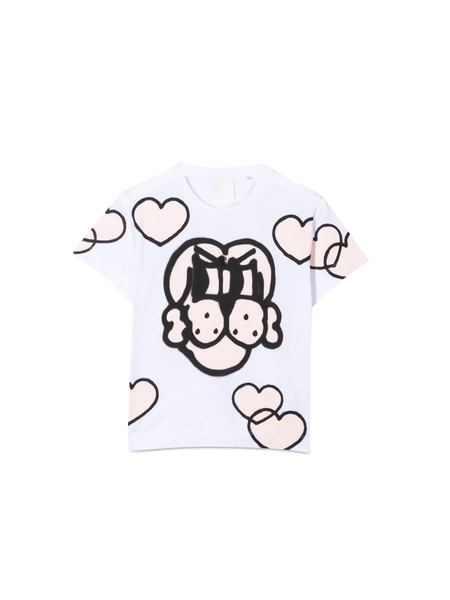 Givenchy Bart Graphic-print T-shirt In White