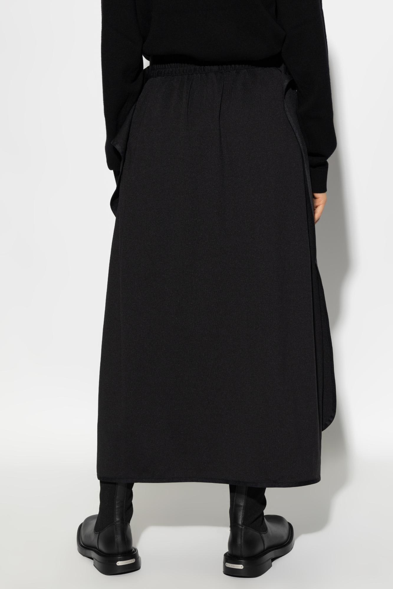 Shop Y-3 Skirt With Slit In Black