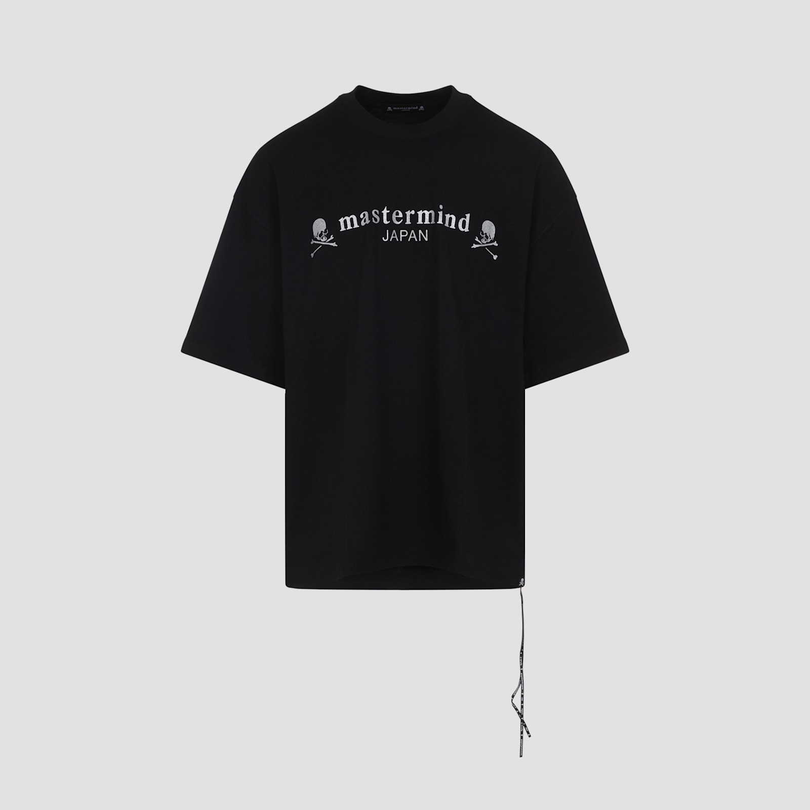 Mastermind Japan Skull-print Drawstring T-shirt In Black