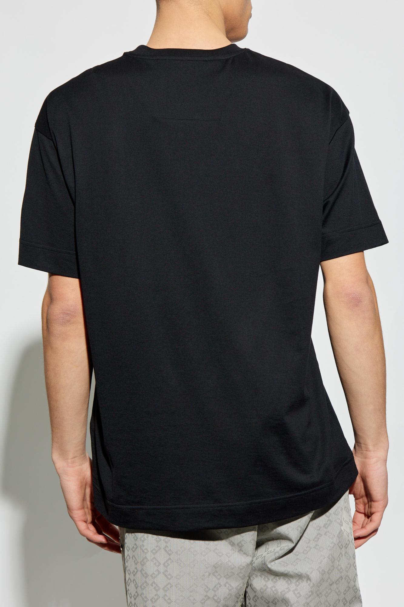 Givenchy Short Sleeve T-shirt In Black