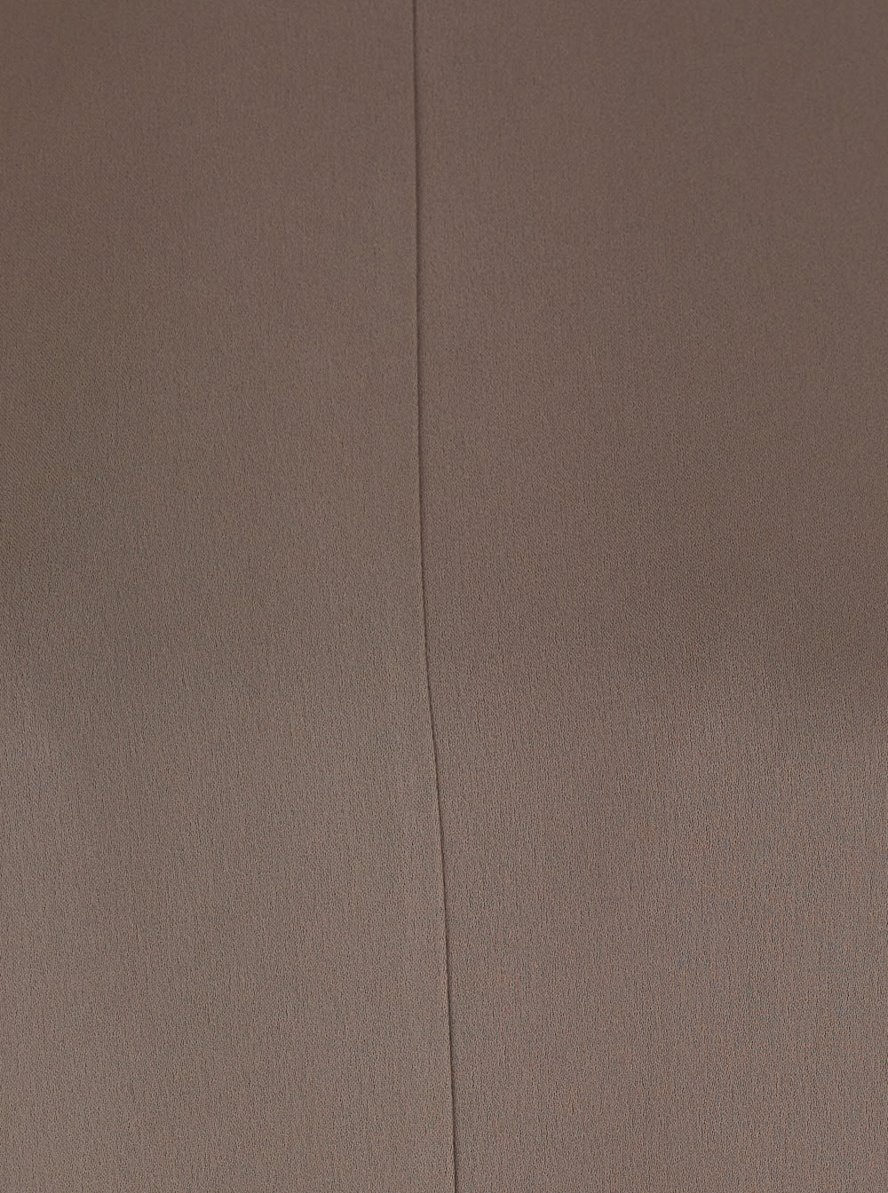 Semicouture Grey Crewneck Dress With Rear Concealed Zip Closure In Viscose Blend Woman In Green