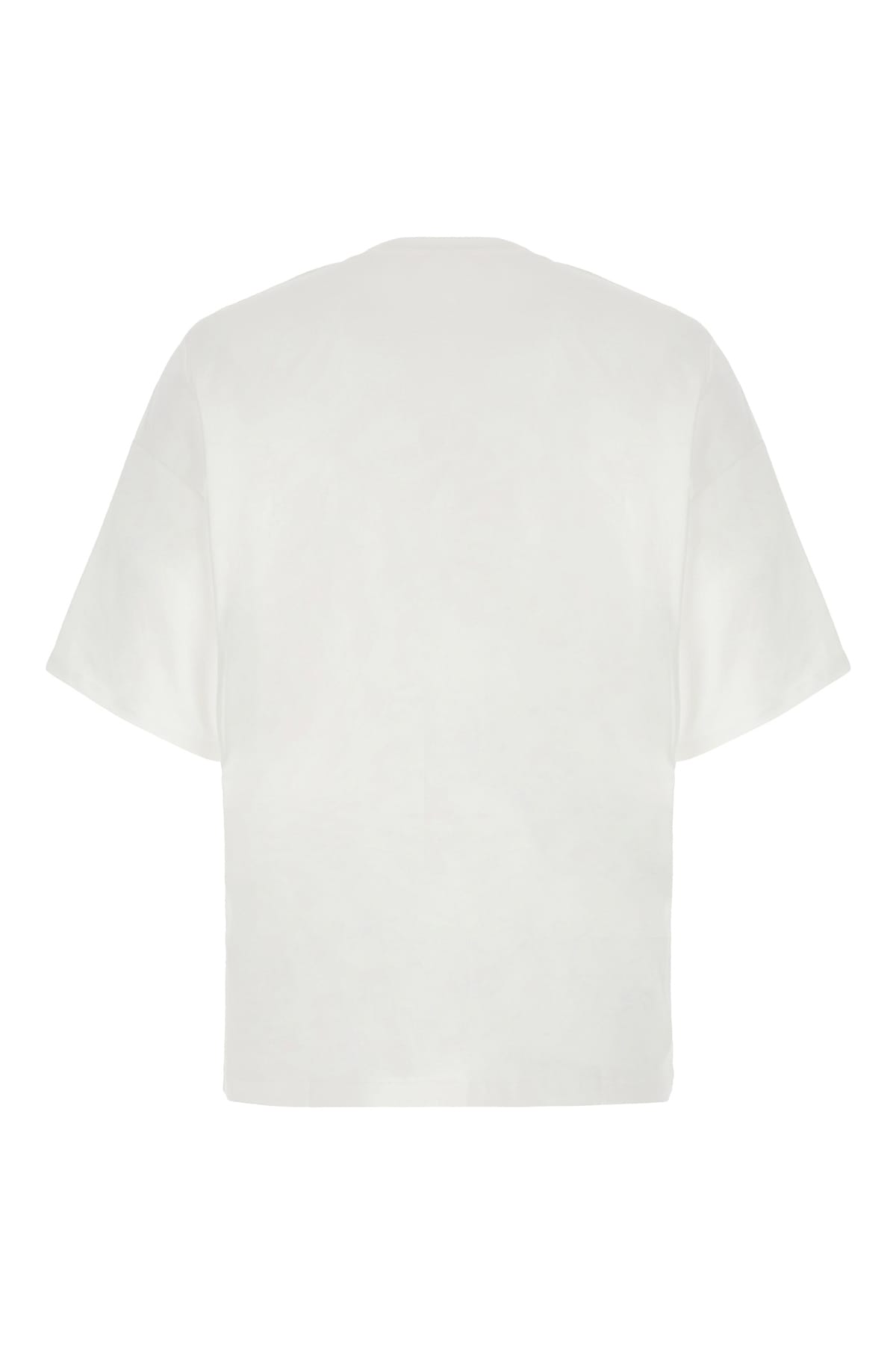 Shop Jil Sander Ivory Cotton Oversize T-shirt In 134