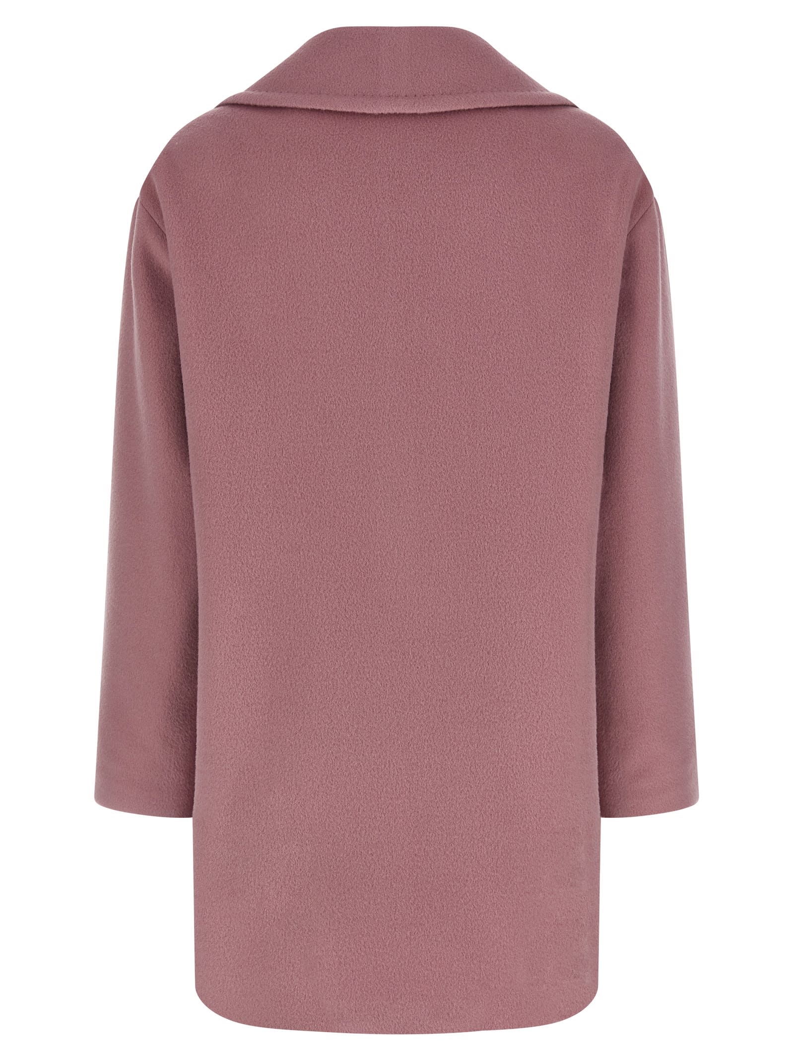 Tagliatore Astrid Double-breasted Flap Coat In Pink