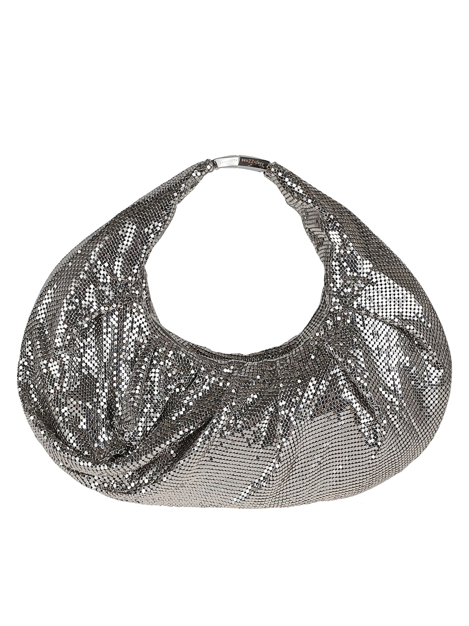 Benedetta Bruzziches Yennefer Chainmail Tote Bag In Silver