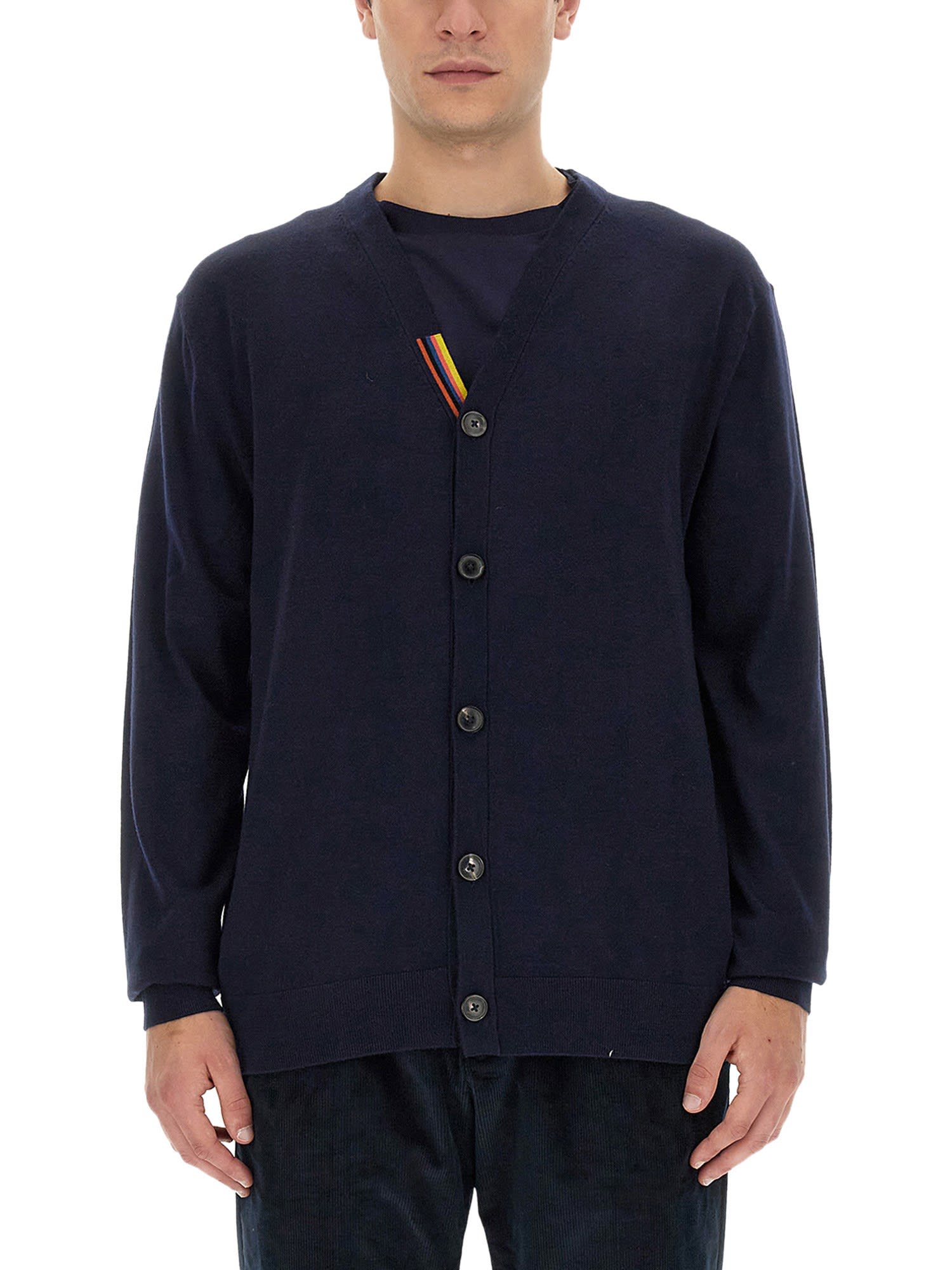 PAUL SMITH V-NECK CARDIGAN