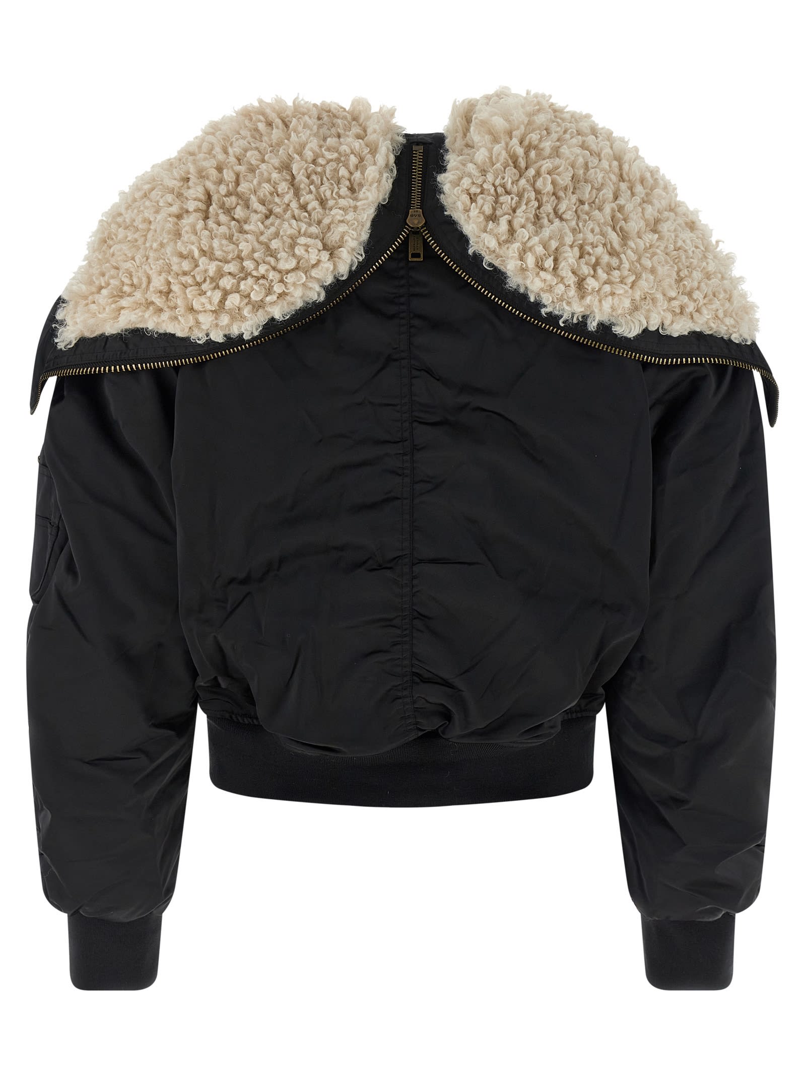 Isabel Marant Étoile Elisa Hooded Bomber Jacket In Black