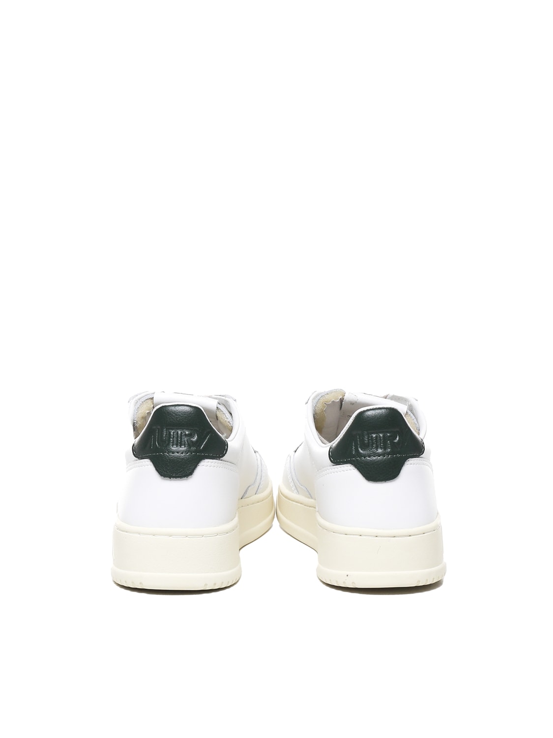 Shop Autry Sneakers Medalist In Cowskin In White, Mountain