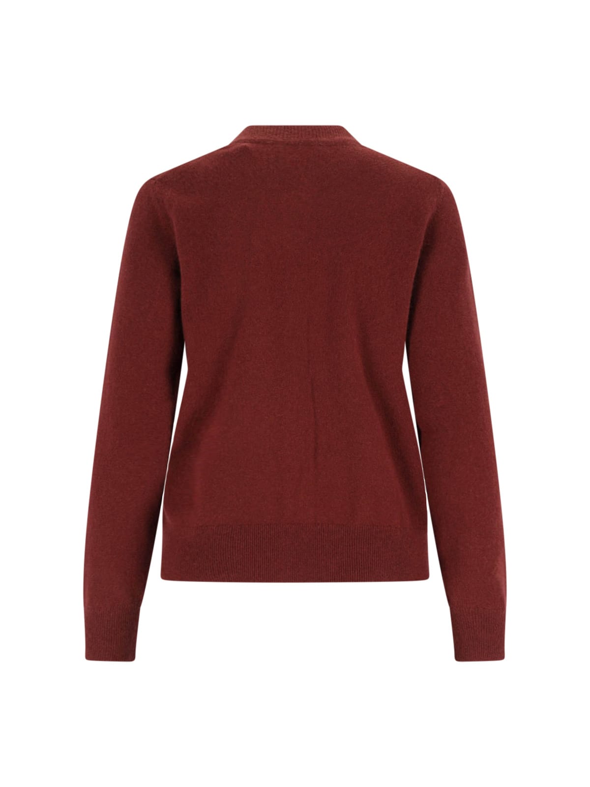 Burberry 'ekd' Cashmere Cardigan In Red