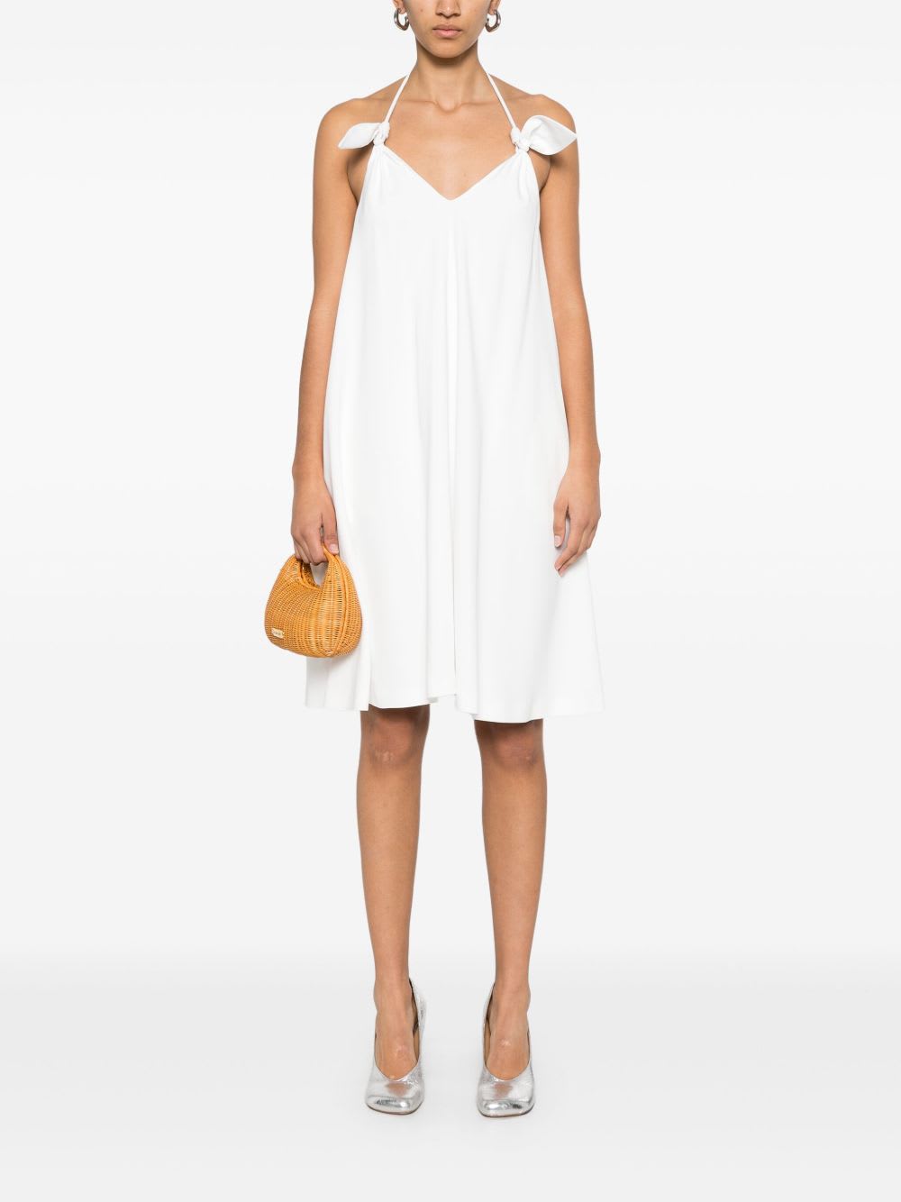 Loewe Flamenco Dress In White