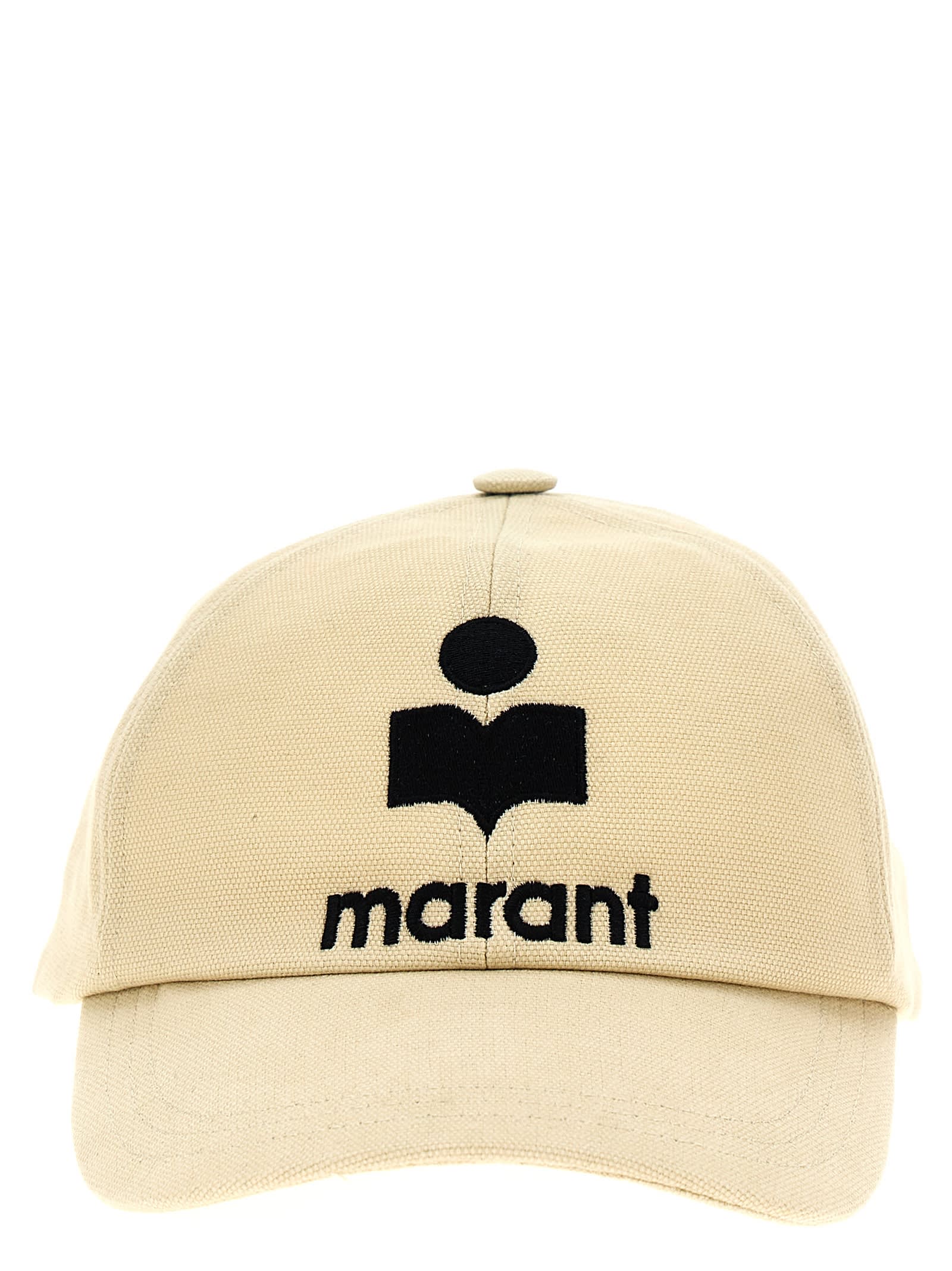 Shop Isabel Marant Tyron Cap In White/black
