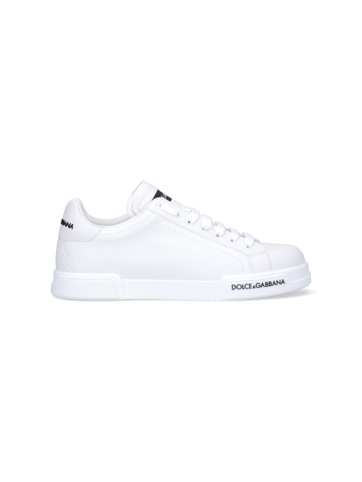 Shop Dolce & Gabbana Portofino Sneakers In Bianco