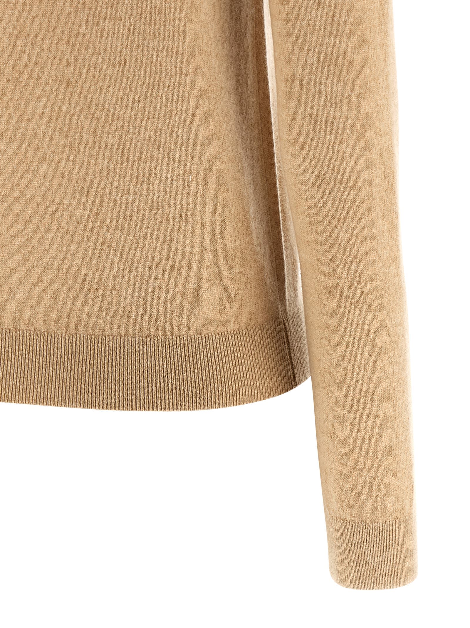 Elisabetta Franchi Cashmere Sweater Sweaters And Cardigans Beige In Nude