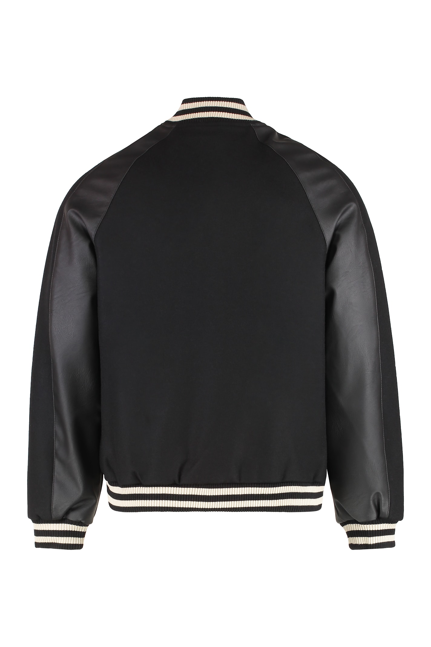 Represent Raglan Varsity Jacket In Black