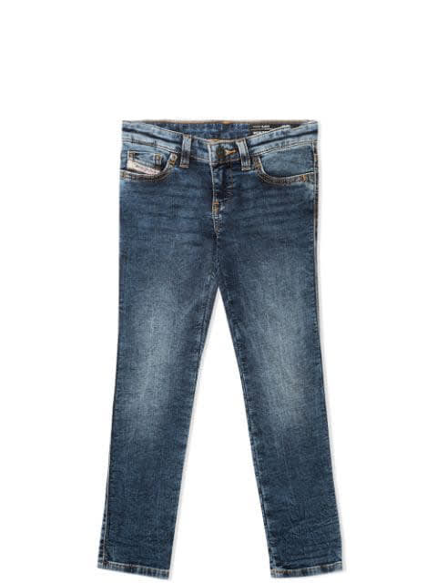 Diesel Slim Cut Faded Jeans