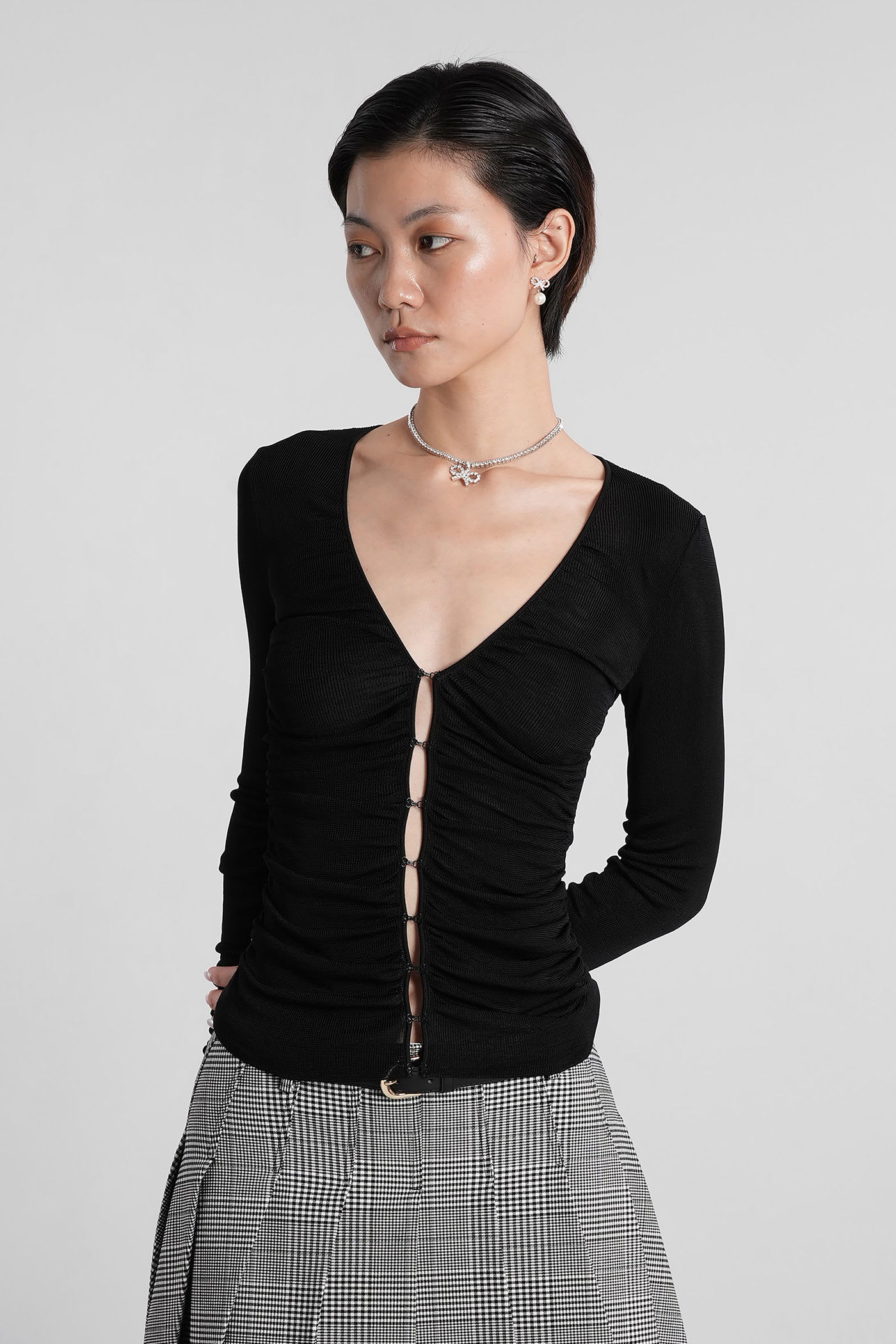Topwear In Black Viscose