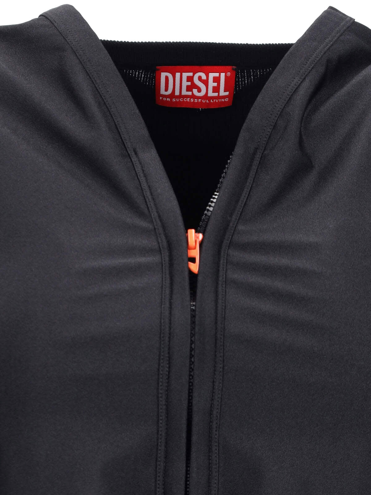 Shop Diesel M-ross Crop Cardigan In Black