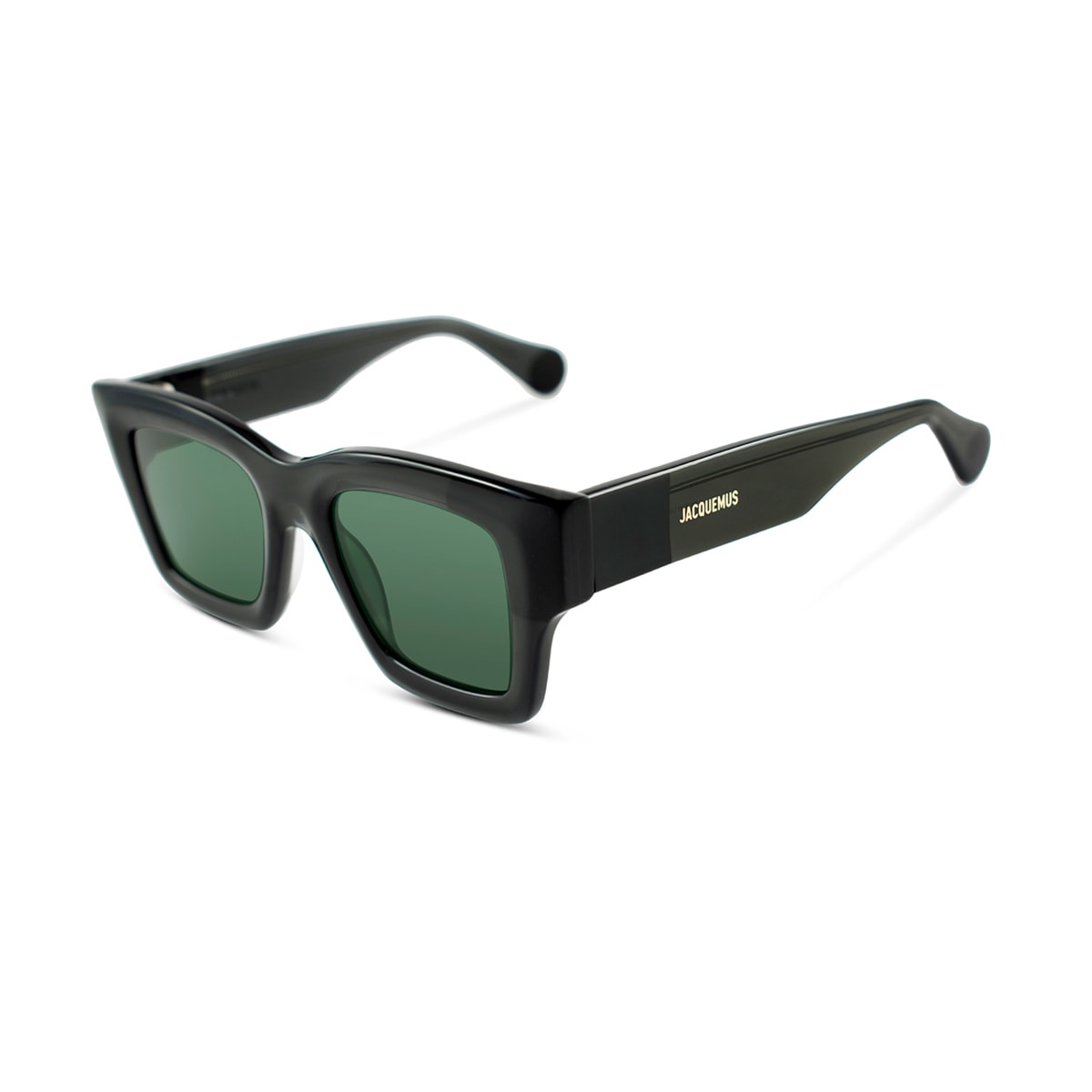 Shop Jacquemus Les Lunettes Baci Black Sunglasses In Nero