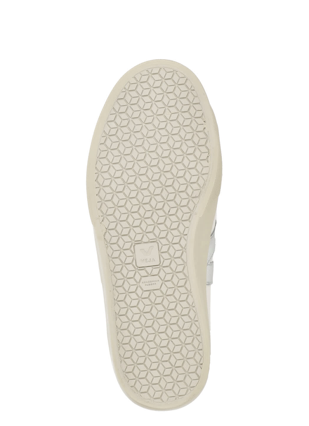 Veja Campo White Low Top Sneakers With Contrasting Heel With Logo Lettering And Logo Patch On The Side In In White